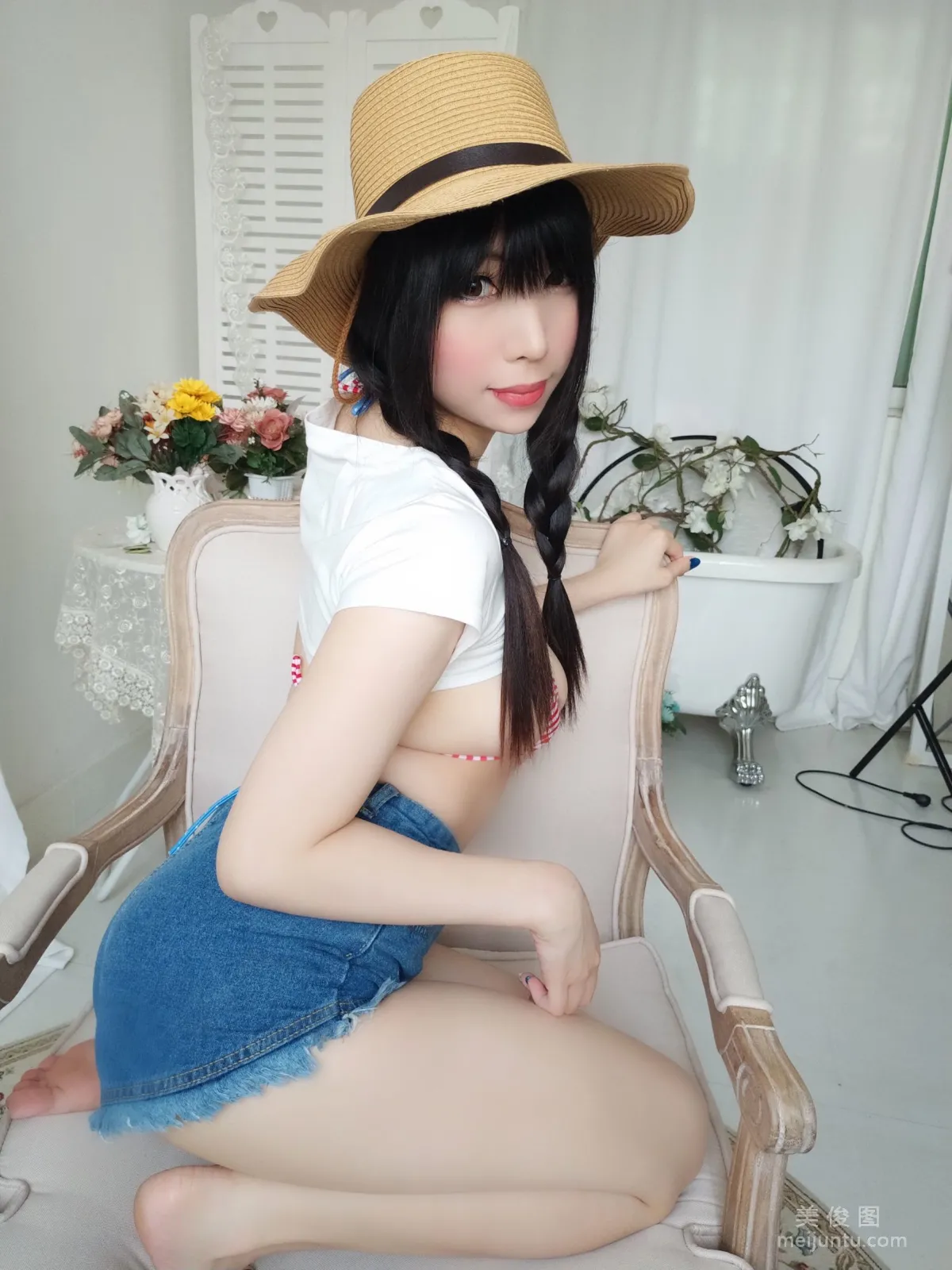二次元美女鹿野希 《牛仔女郎》 写真集20