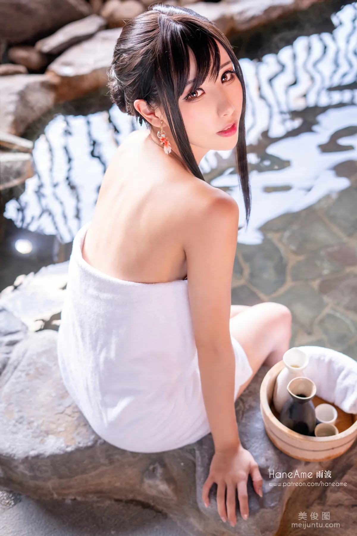 [網紅Coser美女] 雨波HaneAme 《溫泉》 寫真集 76