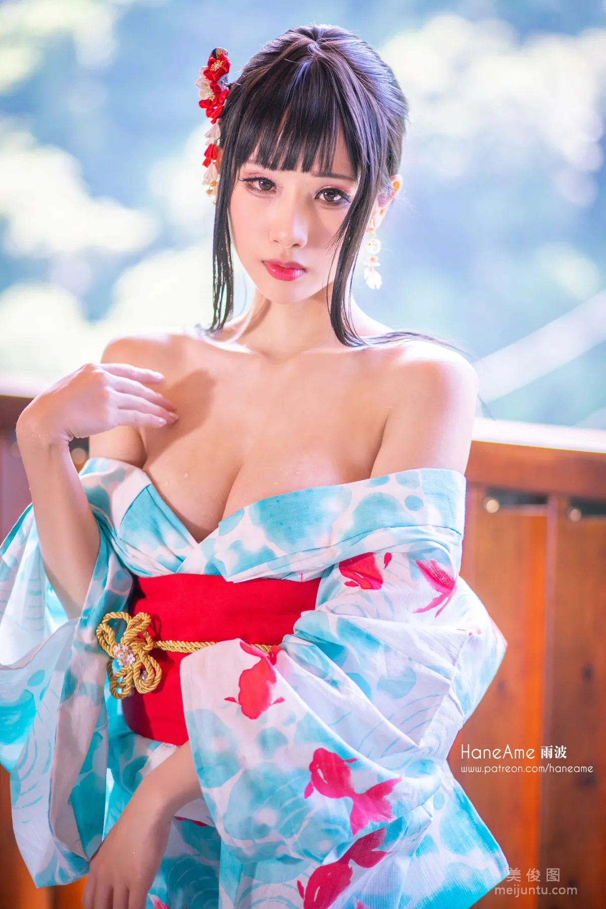 [網紅Coser美女] 雨波HaneAme 《溫泉》 寫真集 23