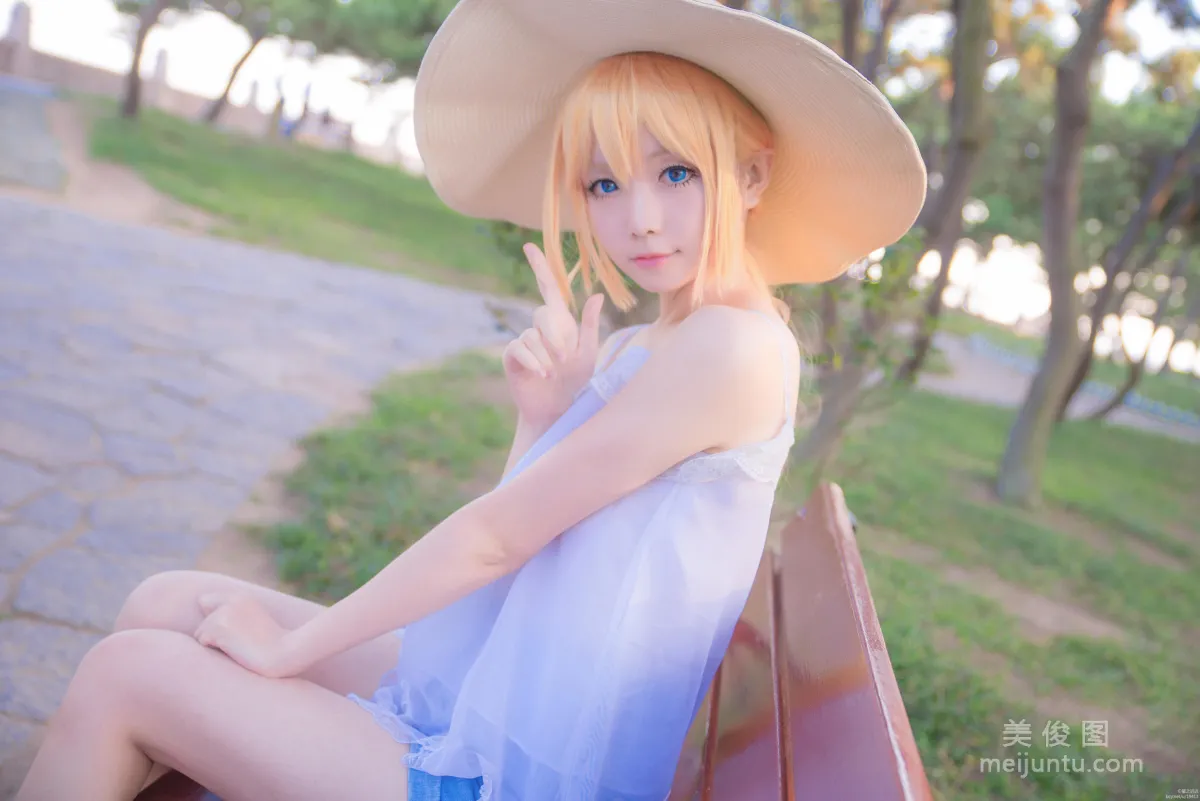 [網紅Coser] 星之遲遲 《刀劍亂舞COS亂藤四郎》 寫真集 6