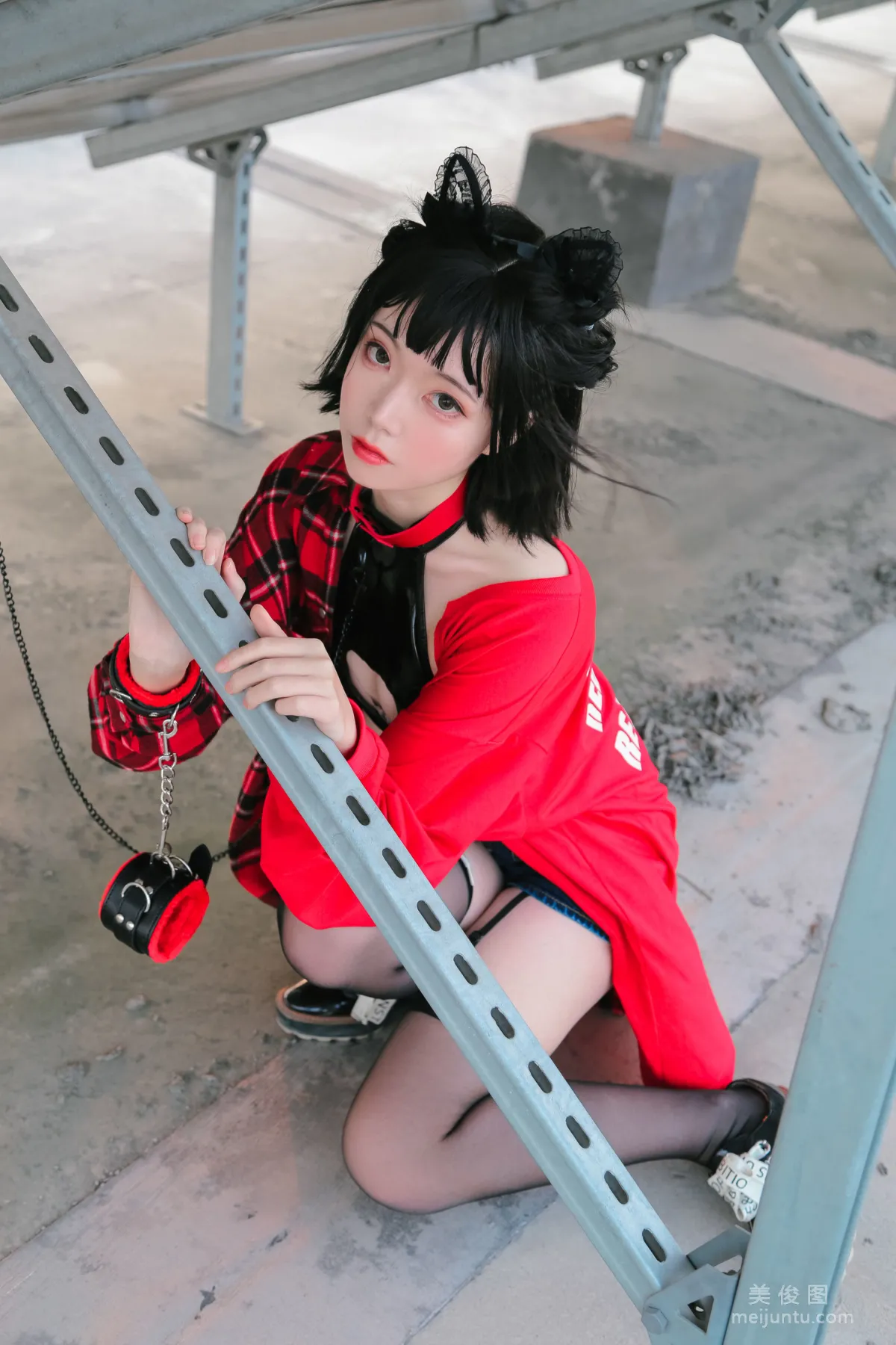 [網紅Coser] Fushii_海堂 《貓貓頭》 寫真集 38