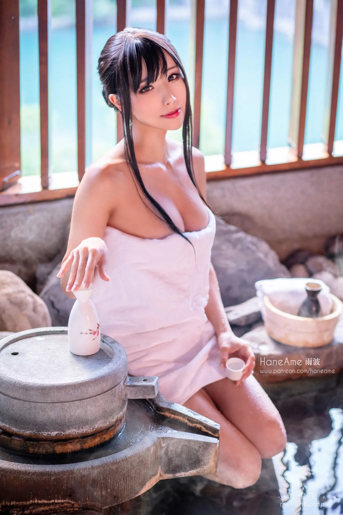 [網紅Coser美女] 雨波HaneAme 《溫泉》 寫真集 77