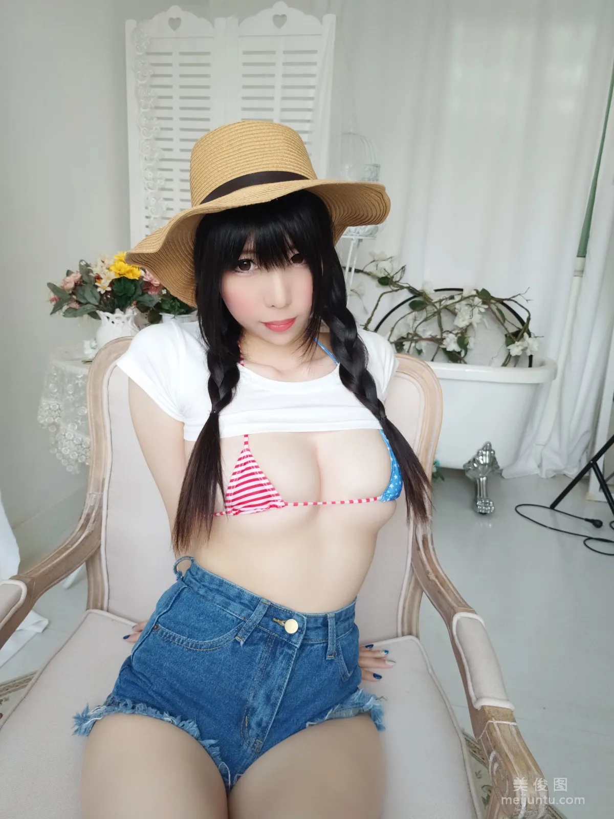 二次元美女鹿野希 《牛仔女郎》 写真集15
