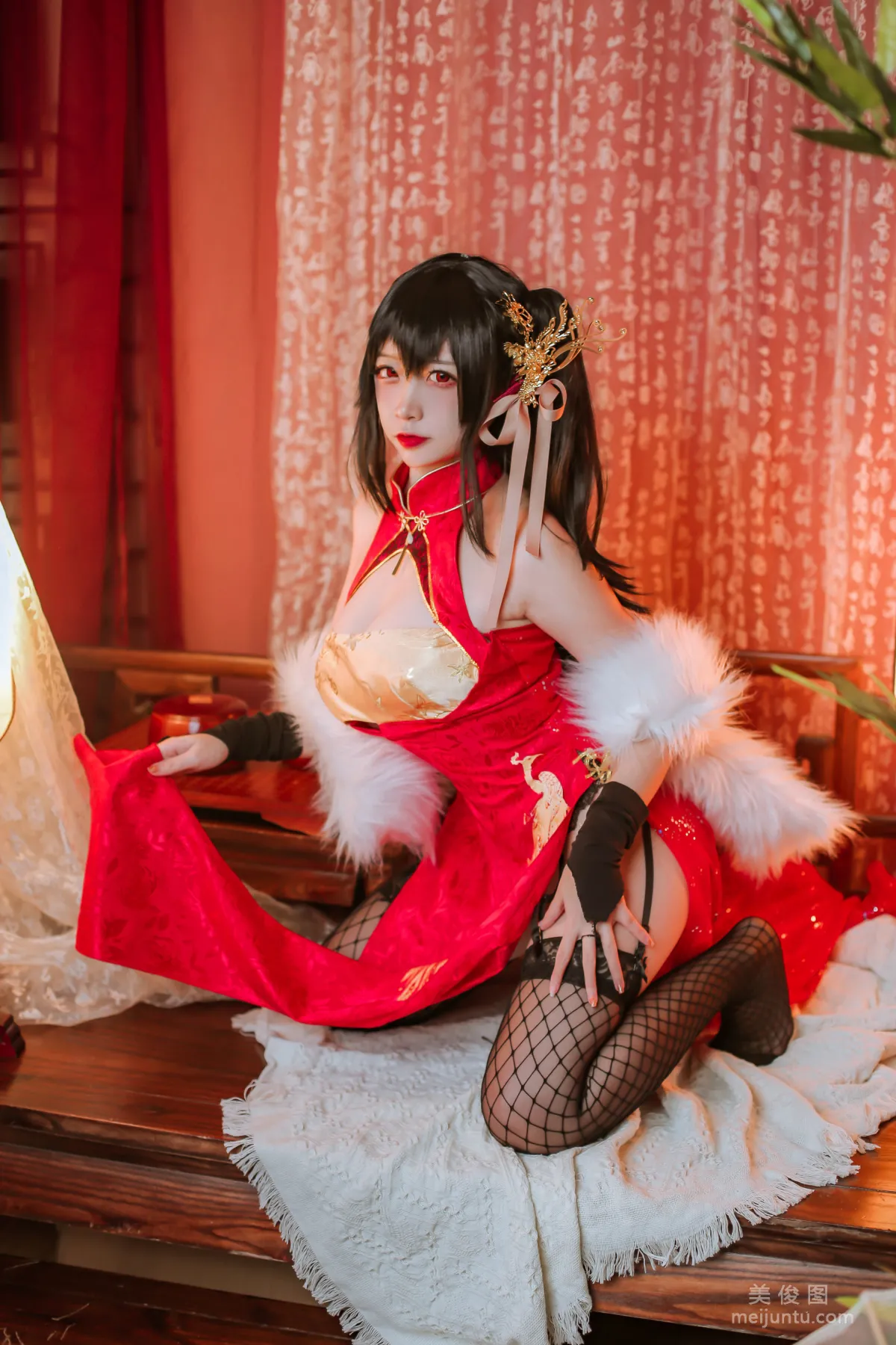 二佐Nisa 《碧藍大鳳旗袍》 寫真集 17