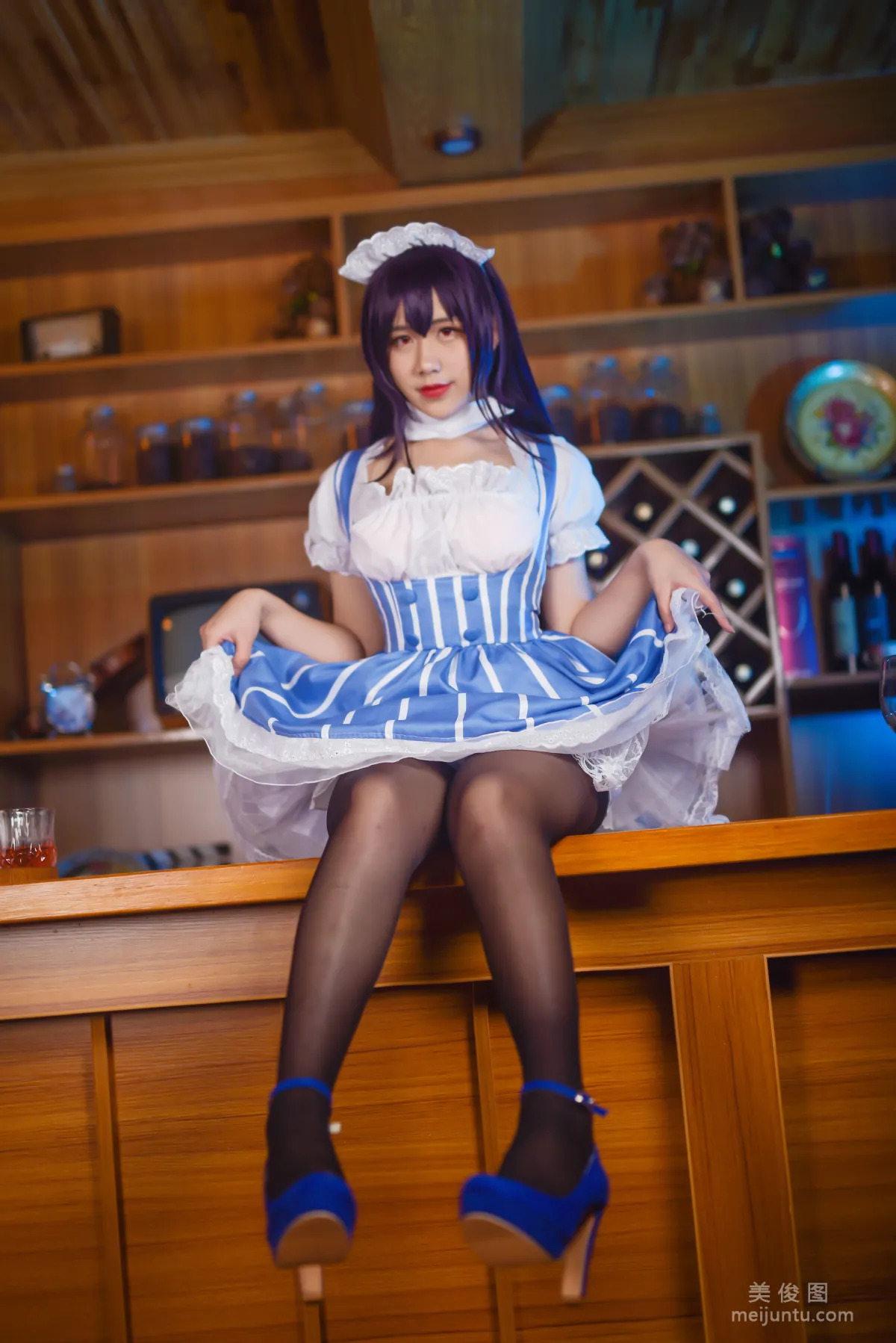 [網紅Coser] 九曲Jean 《加藤惠女仆》 寫真集 24