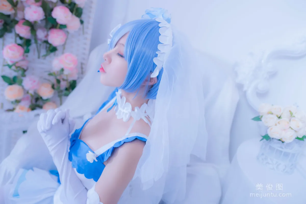 Coser二佐Nisa 《雷姆花嫁》 写真集8