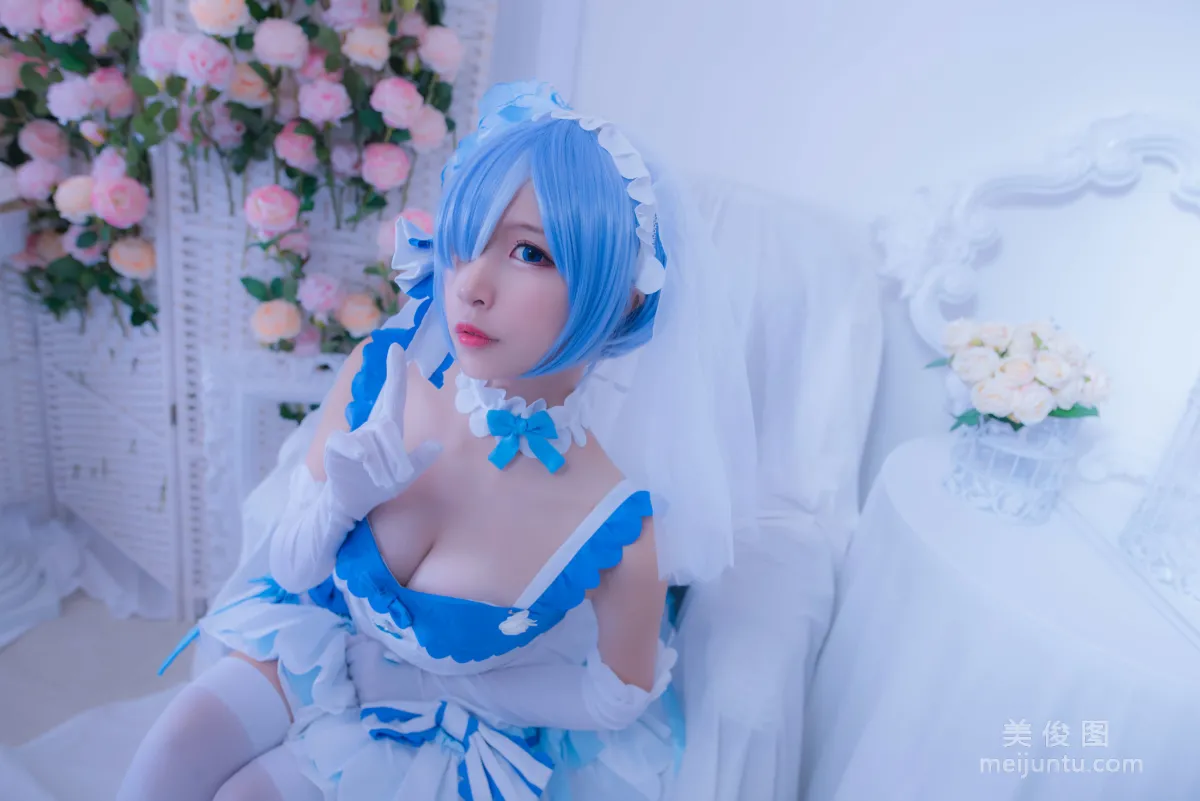 Coser二佐Nisa 《雷姆花嫁》 写真集19