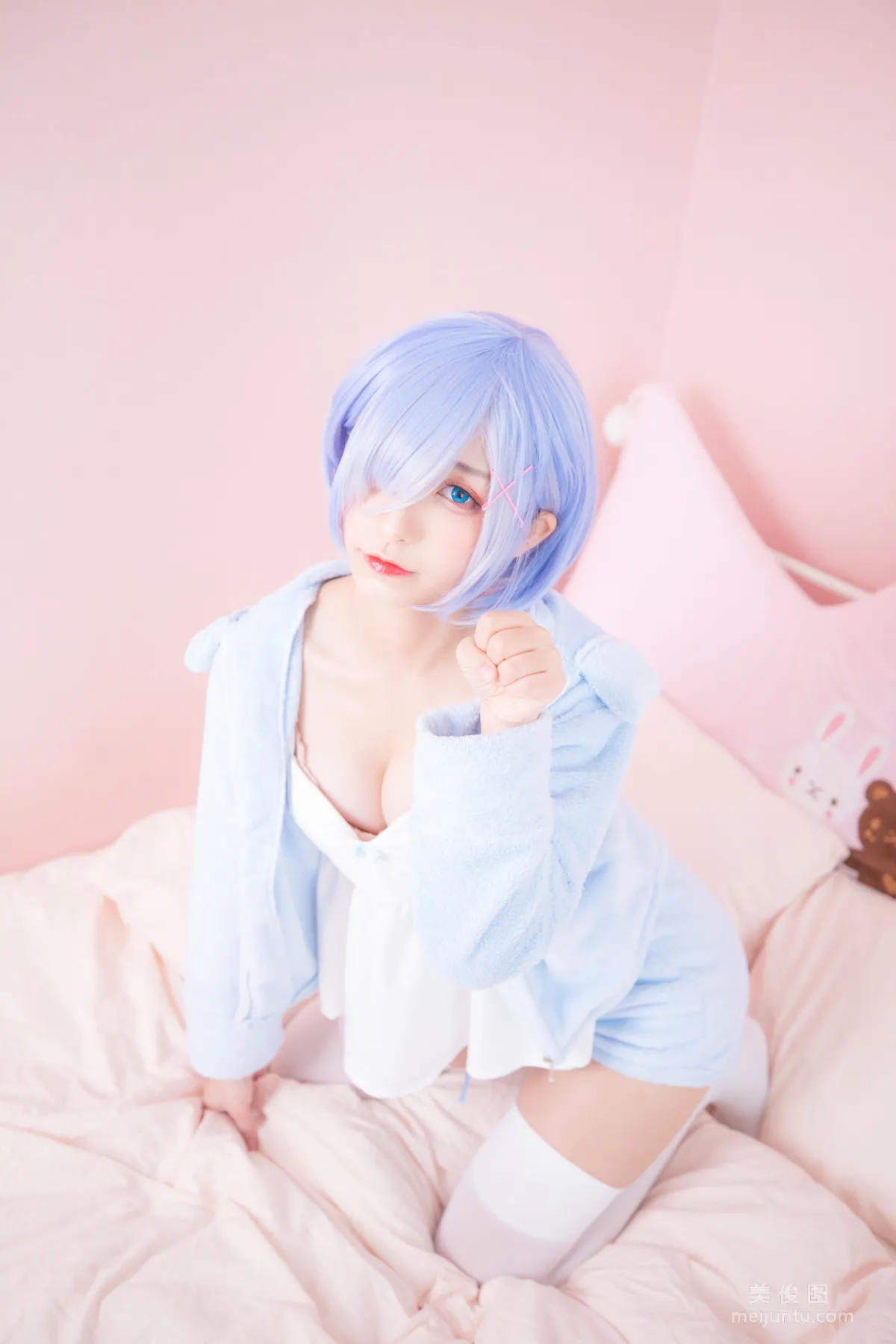 [網紅Coser] 古川kagura 《蕾姆》 寫真集 65