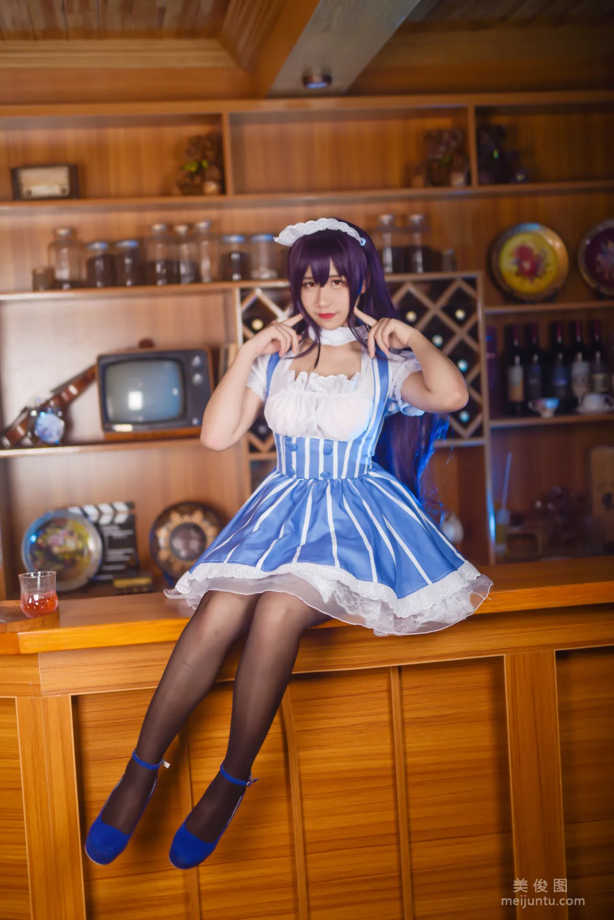 [網紅Coser] 九曲Jean 《加藤惠女仆》 寫真集 34