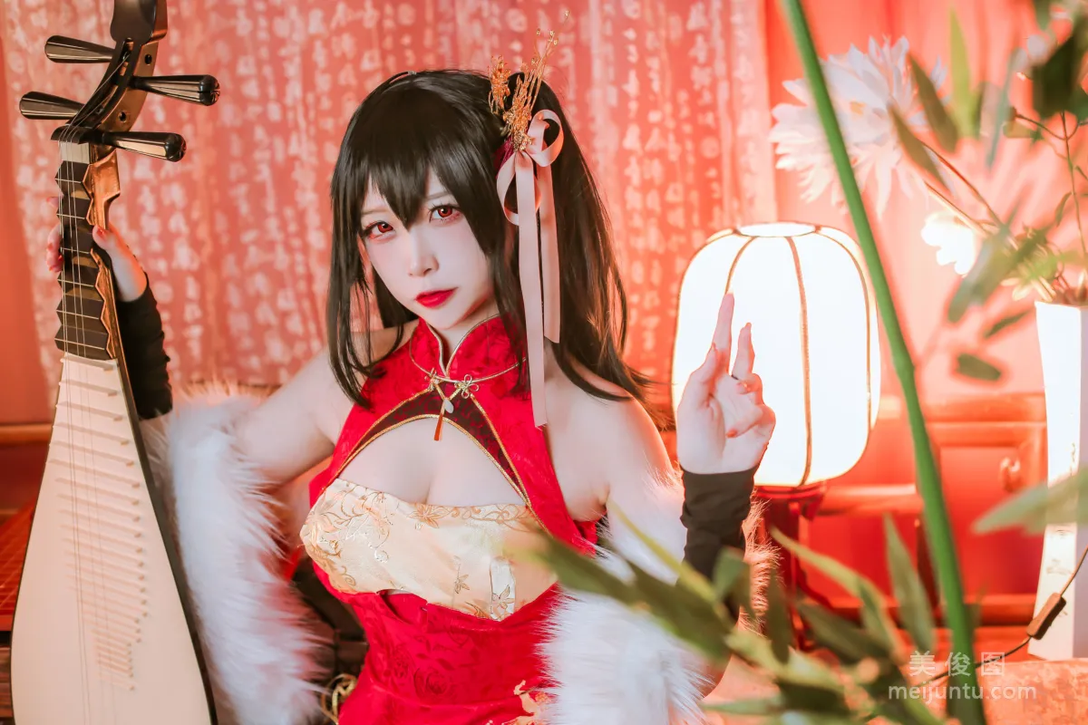 二佐Nisa 《碧藍大鳳旗袍》 寫真集 4
