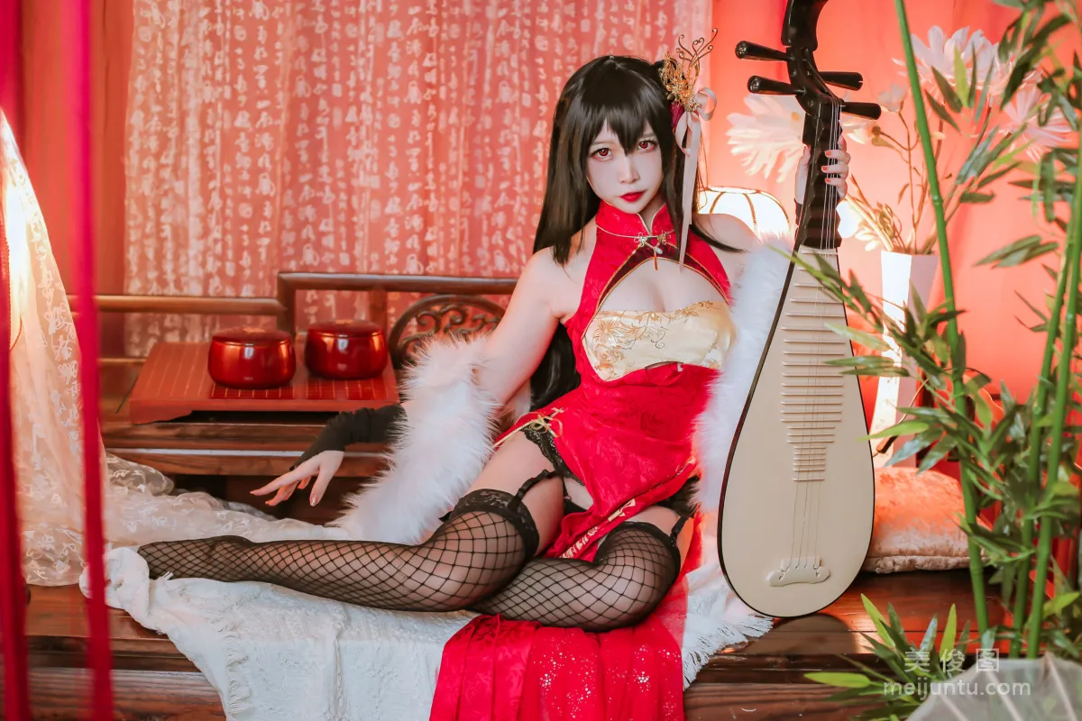 二佐Nisa 《碧蓝大凤旗袍》 写真集3