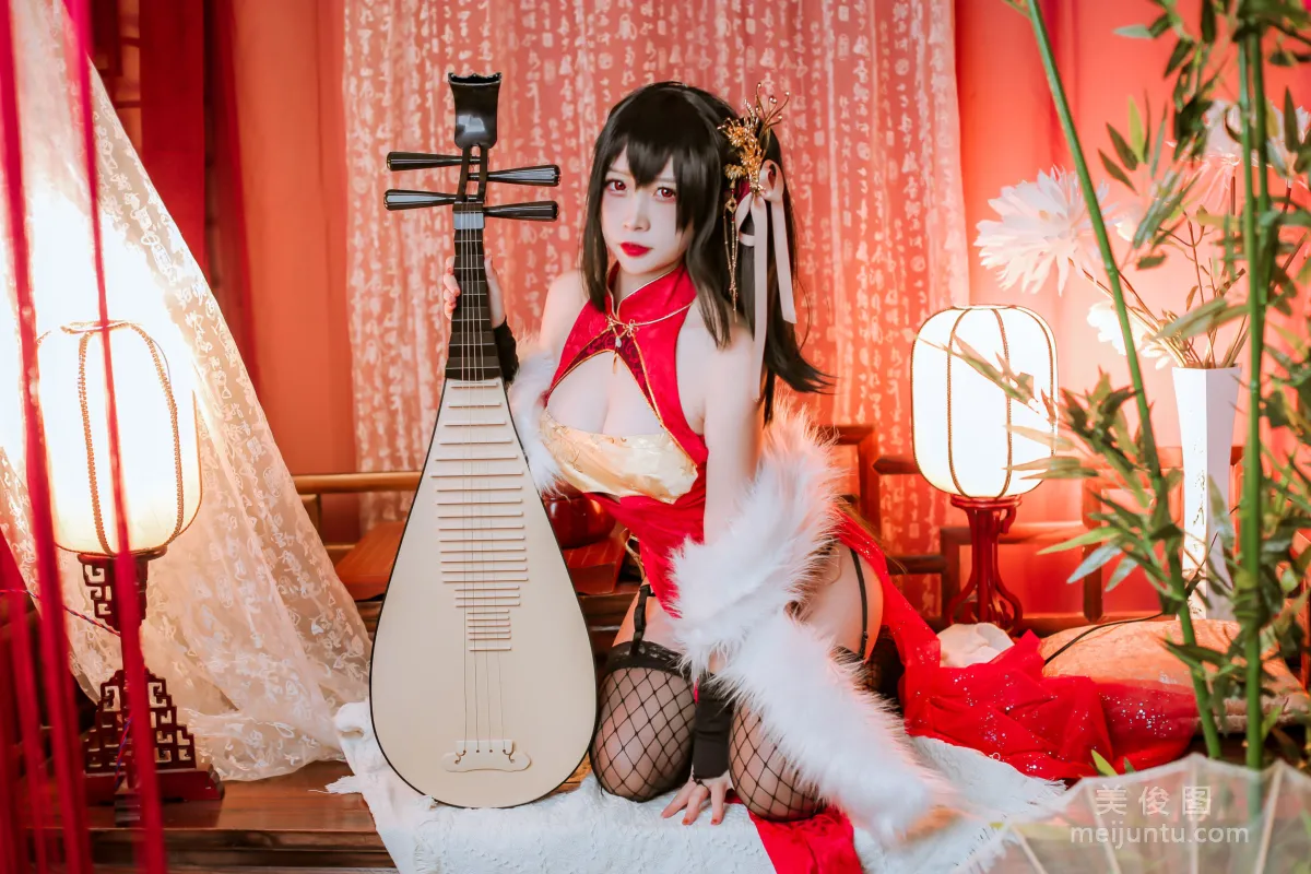二佐Nisa 《碧藍大鳳旗袍》 寫真集 7