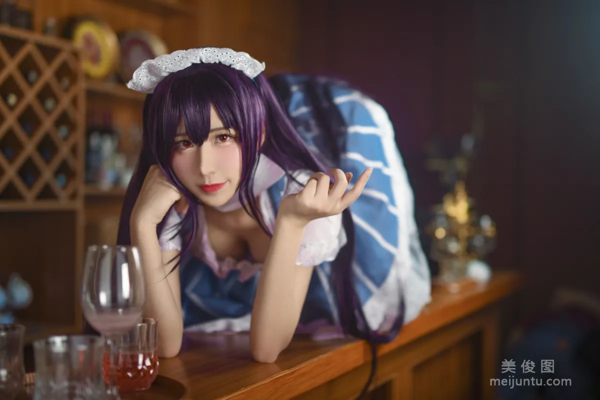 [網紅Coser] 九曲Jean 《加藤惠女仆》 寫真集 25