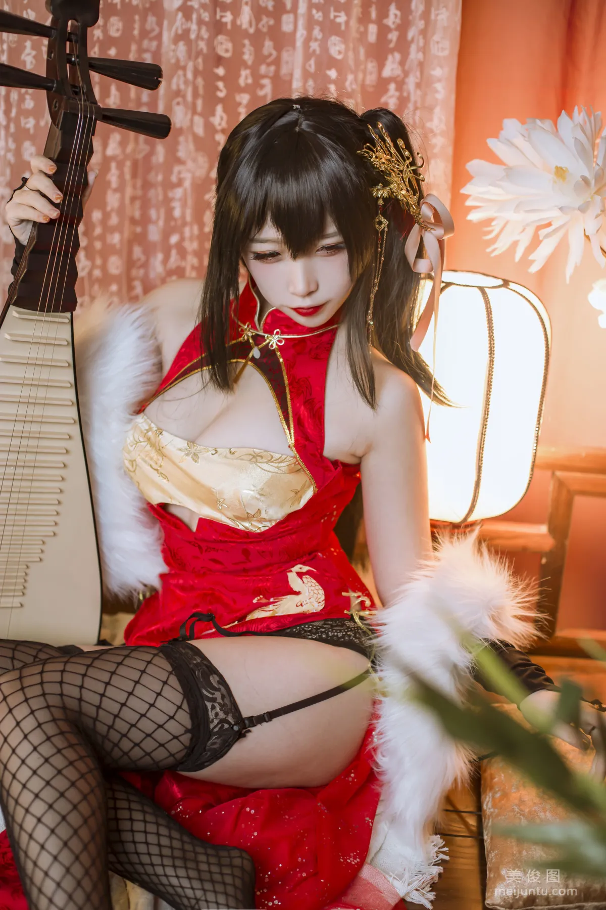 二佐Nisa 《碧藍大鳳旗袍》 寫真集 15