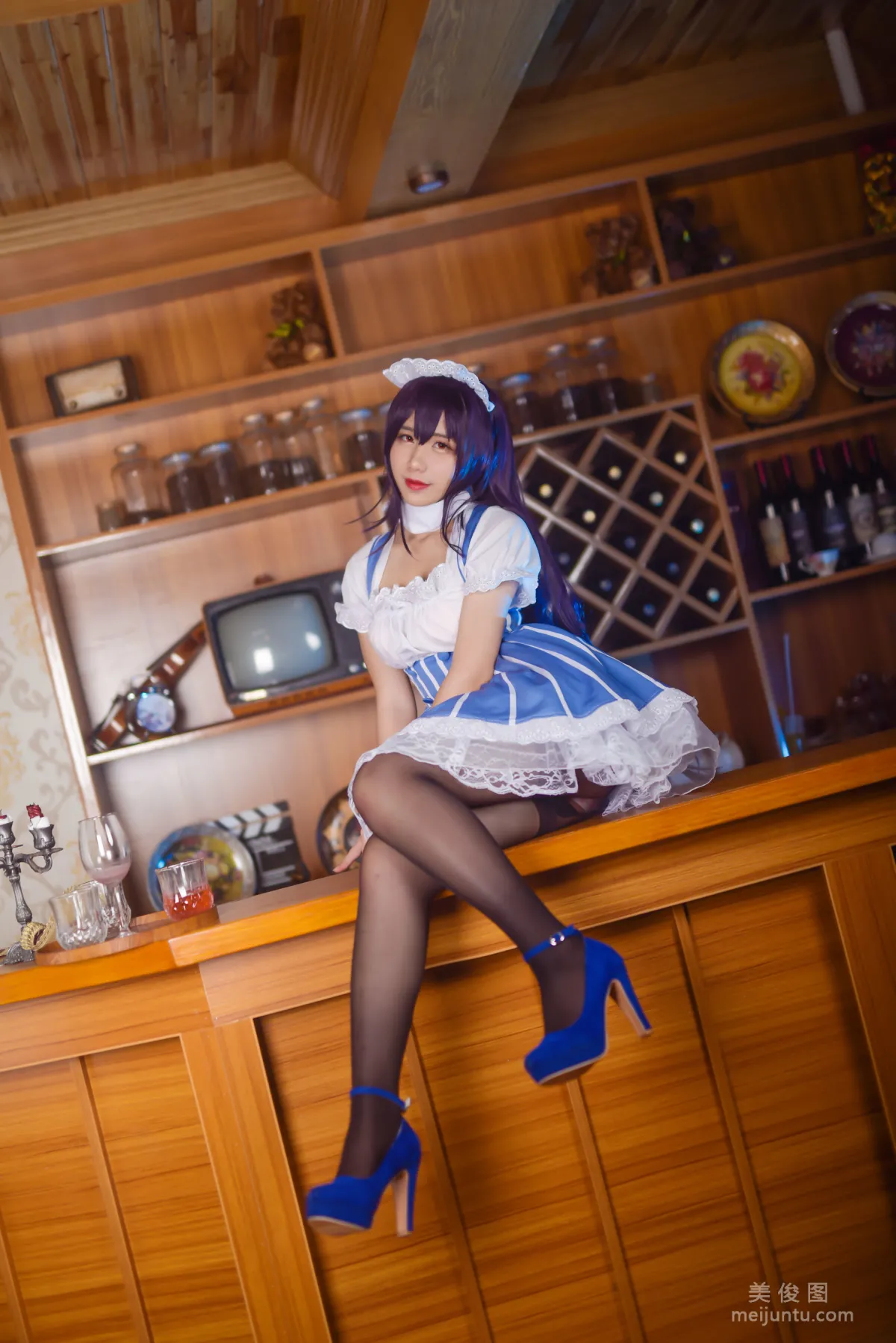[網紅Coser] 九曲Jean 《加藤惠女仆》 寫真集 32