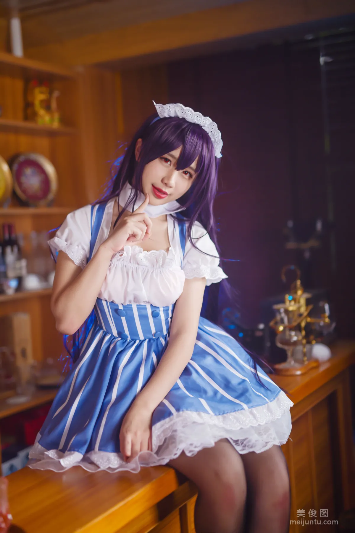 [網紅Coser] 九曲Jean 《加藤惠女仆》 寫真集 30