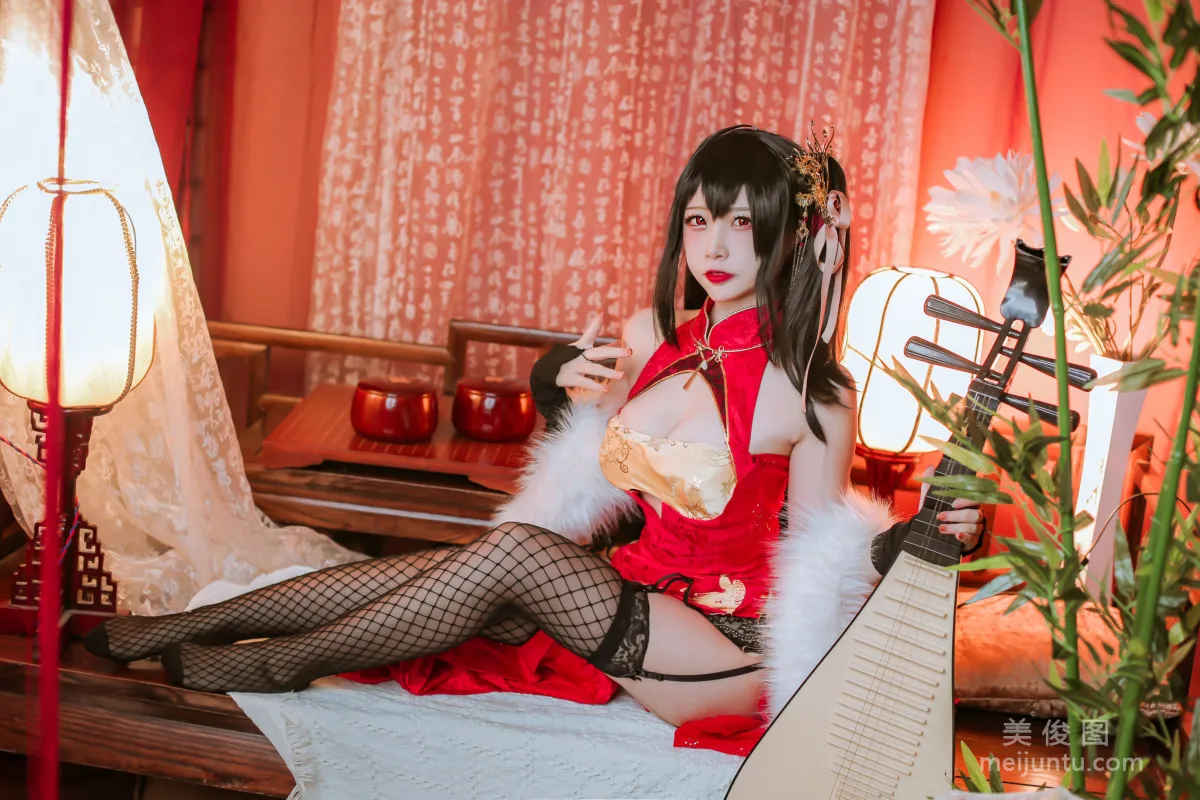 二佐Nisa 《碧藍大鳳旗袍》 寫真集 11