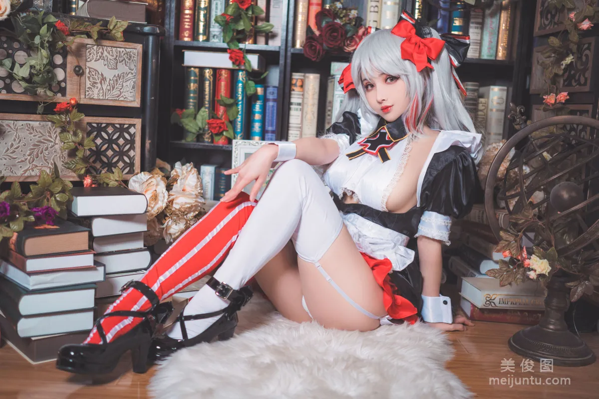 [網紅Coser] rioko涼涼子 《歐根女仆》 寫真集 14