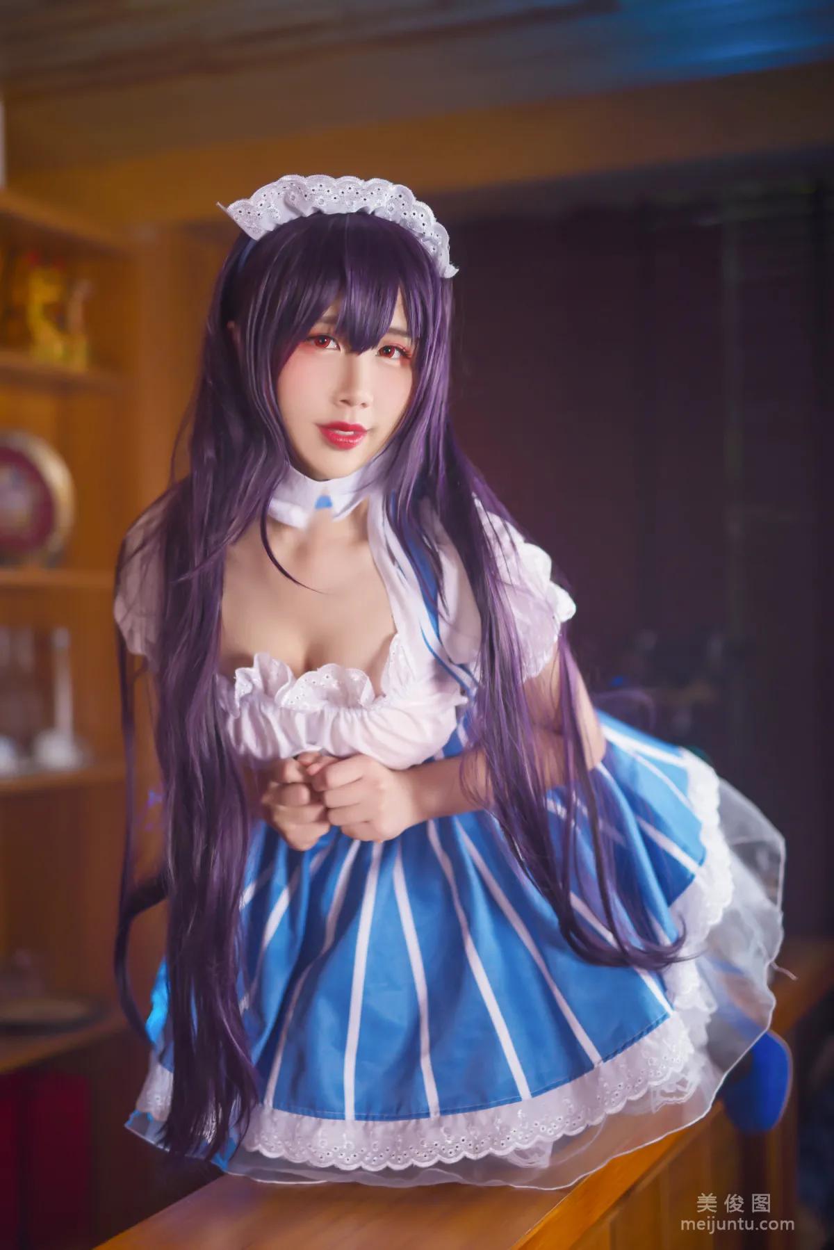 [網紅Coser] 九曲Jean 《加藤惠女仆》 寫真集 28