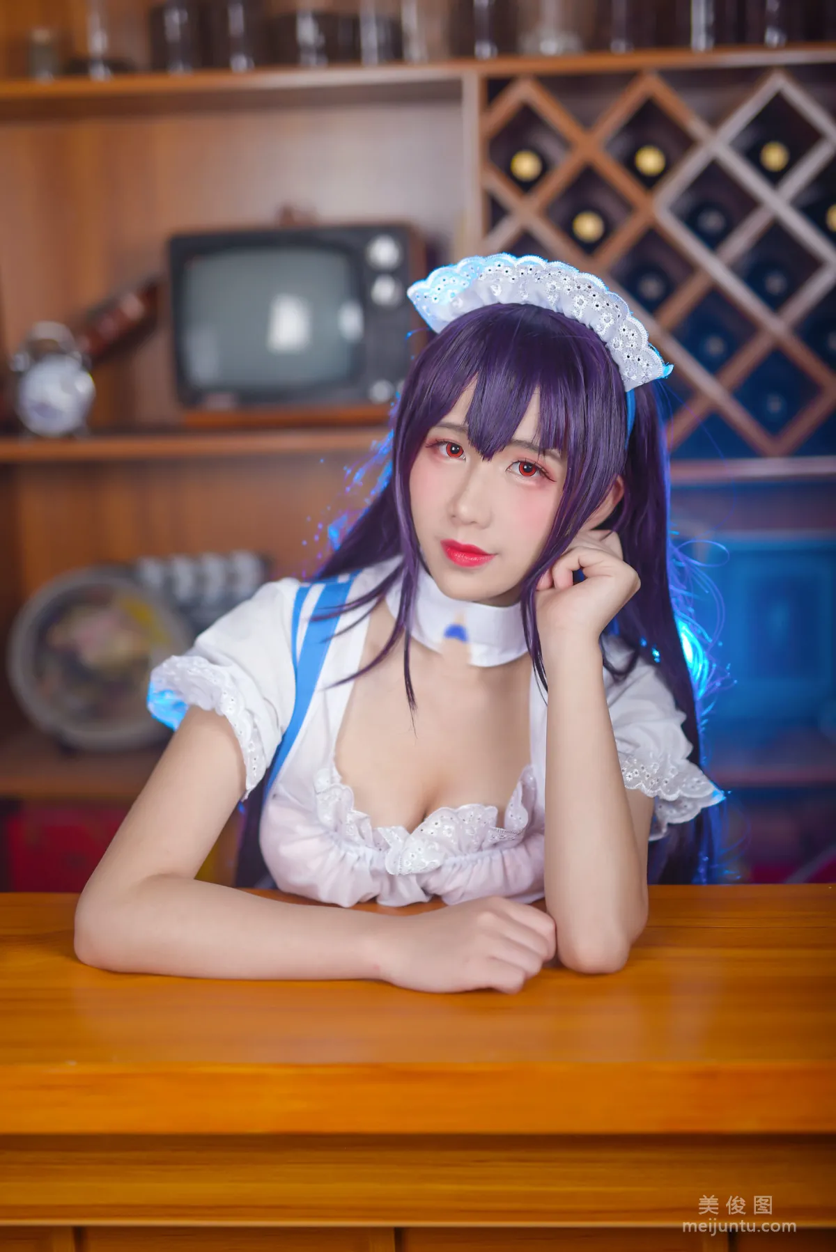 [網紅Coser] 九曲Jean 《加藤惠女仆》 寫真集 1