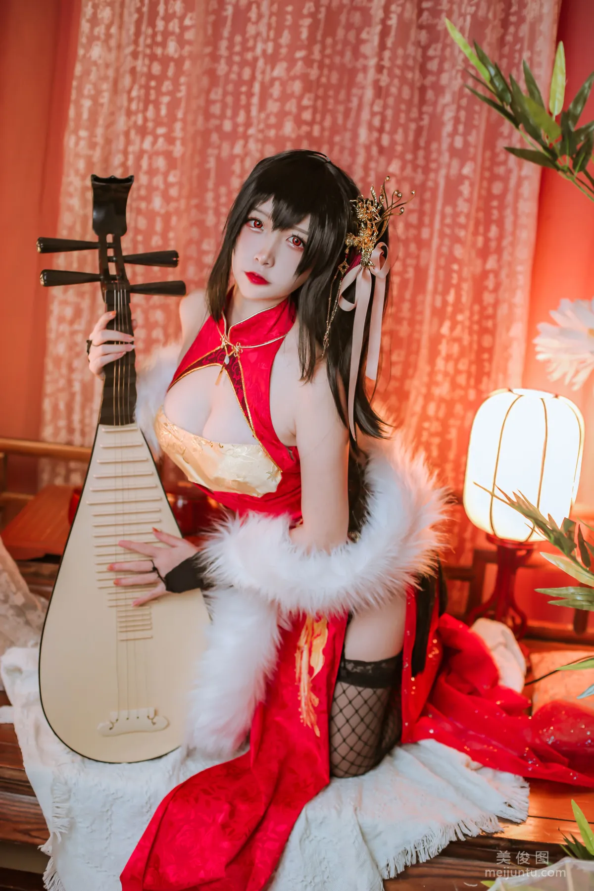 二佐Nisa 《碧藍大鳳旗袍》 寫真集 9