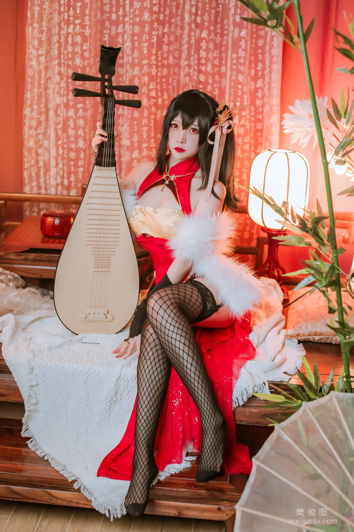 二佐Nisa 《碧蓝大凤旗袍》 写真集8