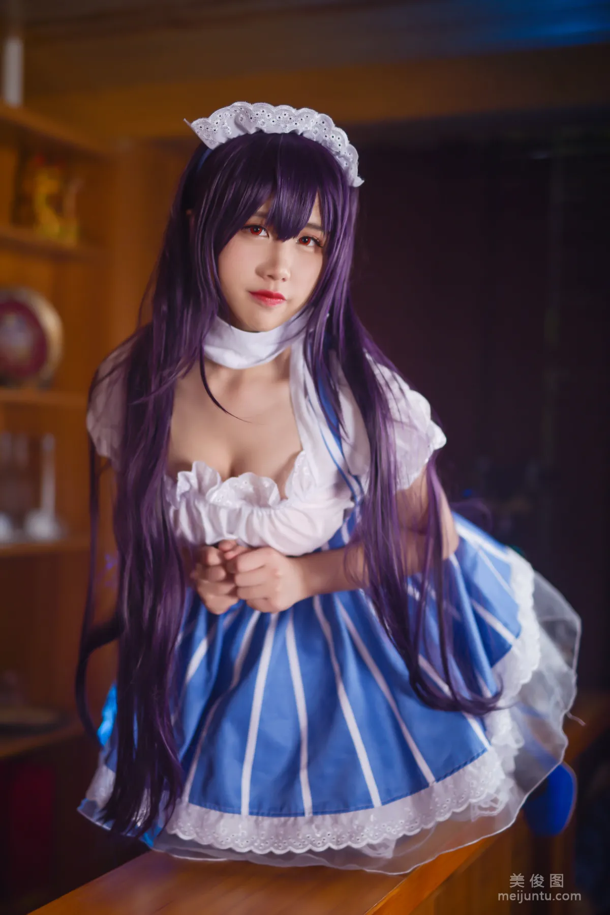 [網紅Coser] 九曲Jean 《加藤惠女仆》 寫真集 27