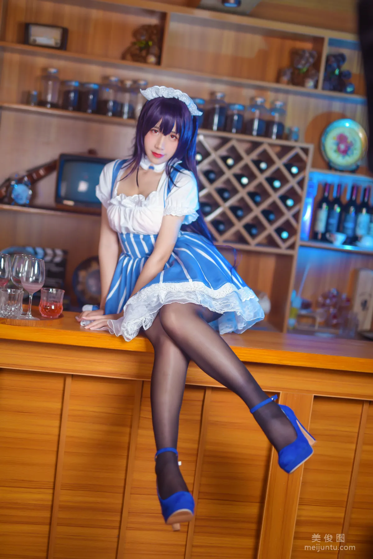 [網紅Coser] 九曲Jean 《加藤惠女仆》 寫真集 15
