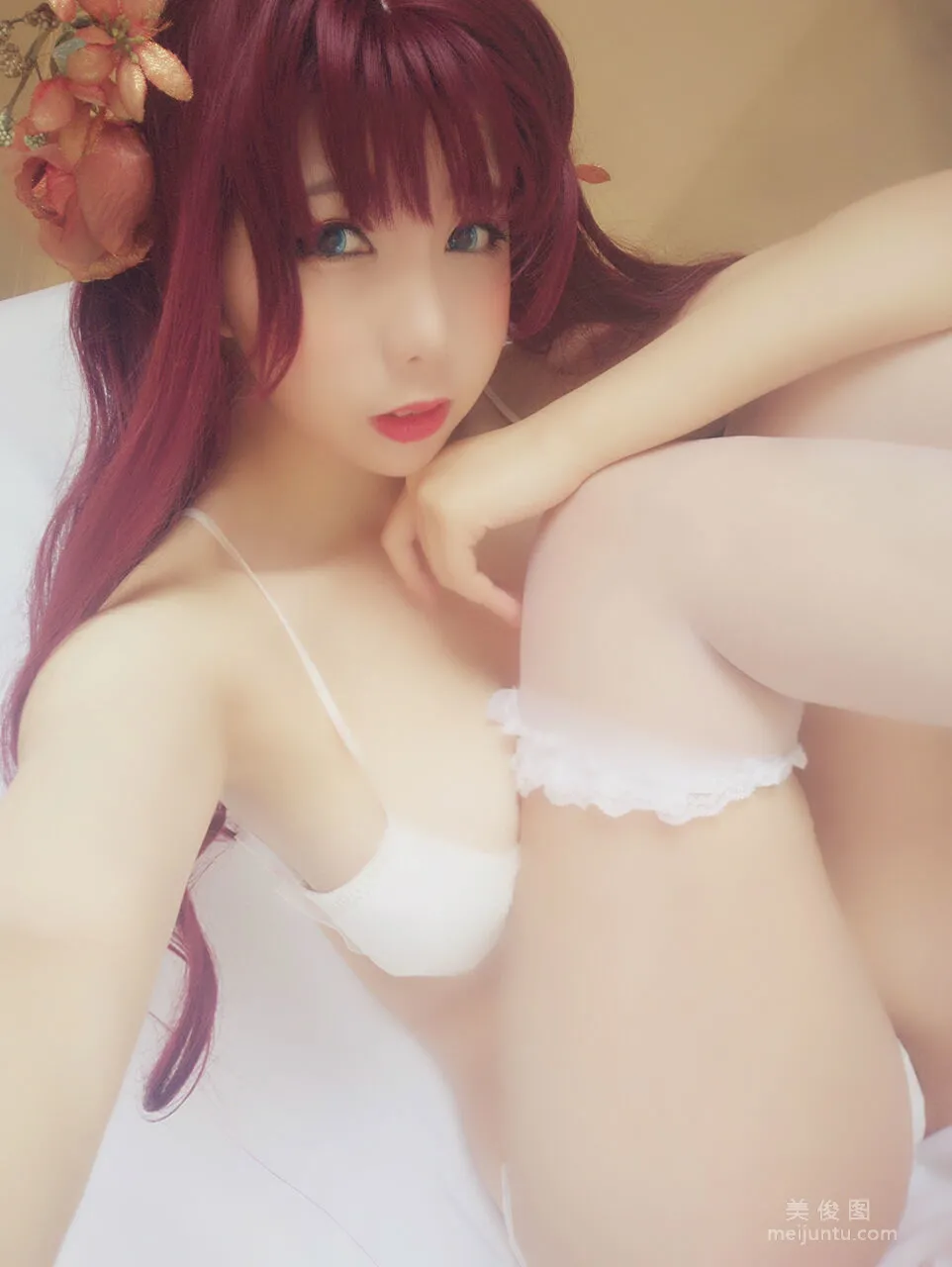 巨乳Coser鹿野希 《红月幻想》 写真集9