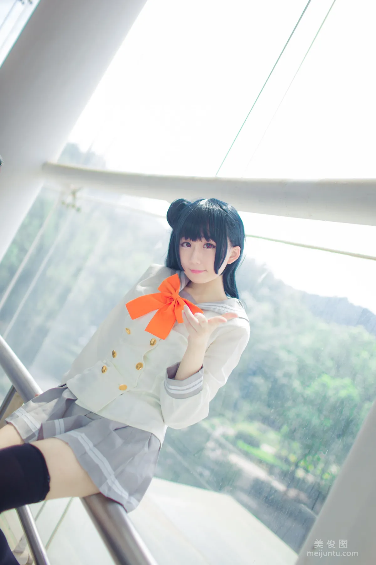 美女Coser浅野菌子 《LoveLive!Sunshine!! 津岛善子》 写真集18