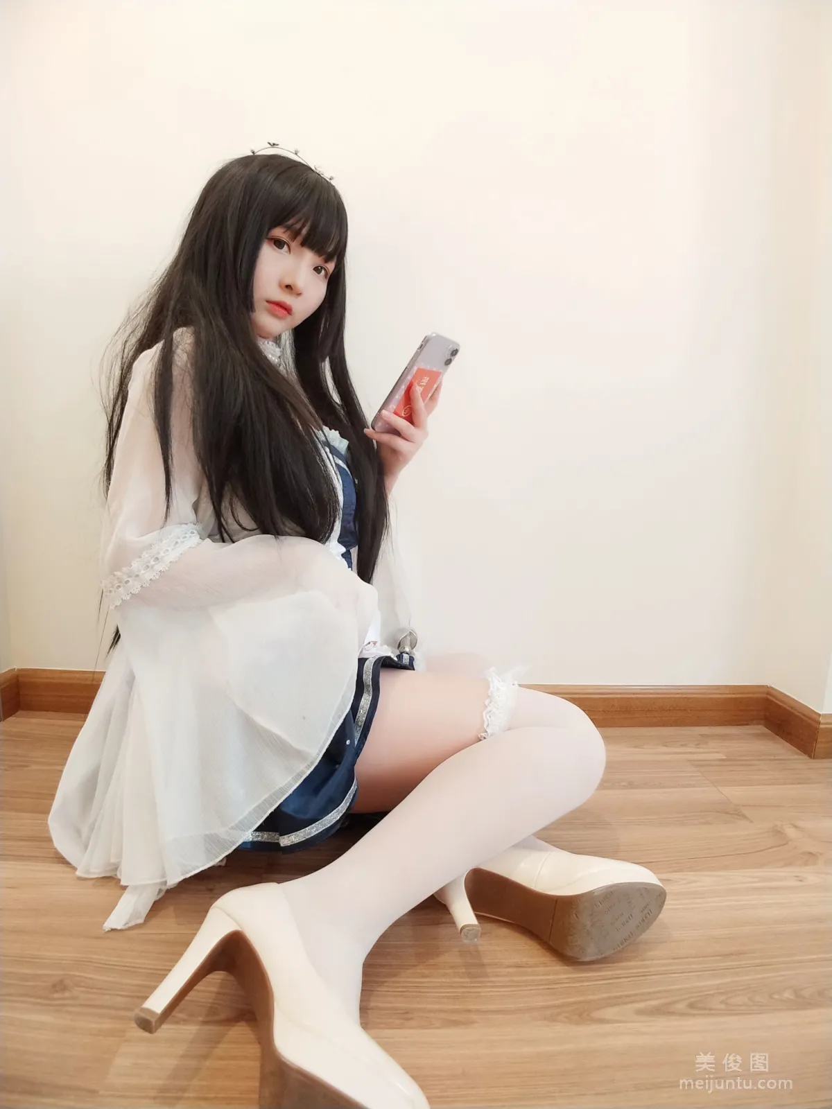 二次元美女古川kagura 《白絲》 寫真集 43