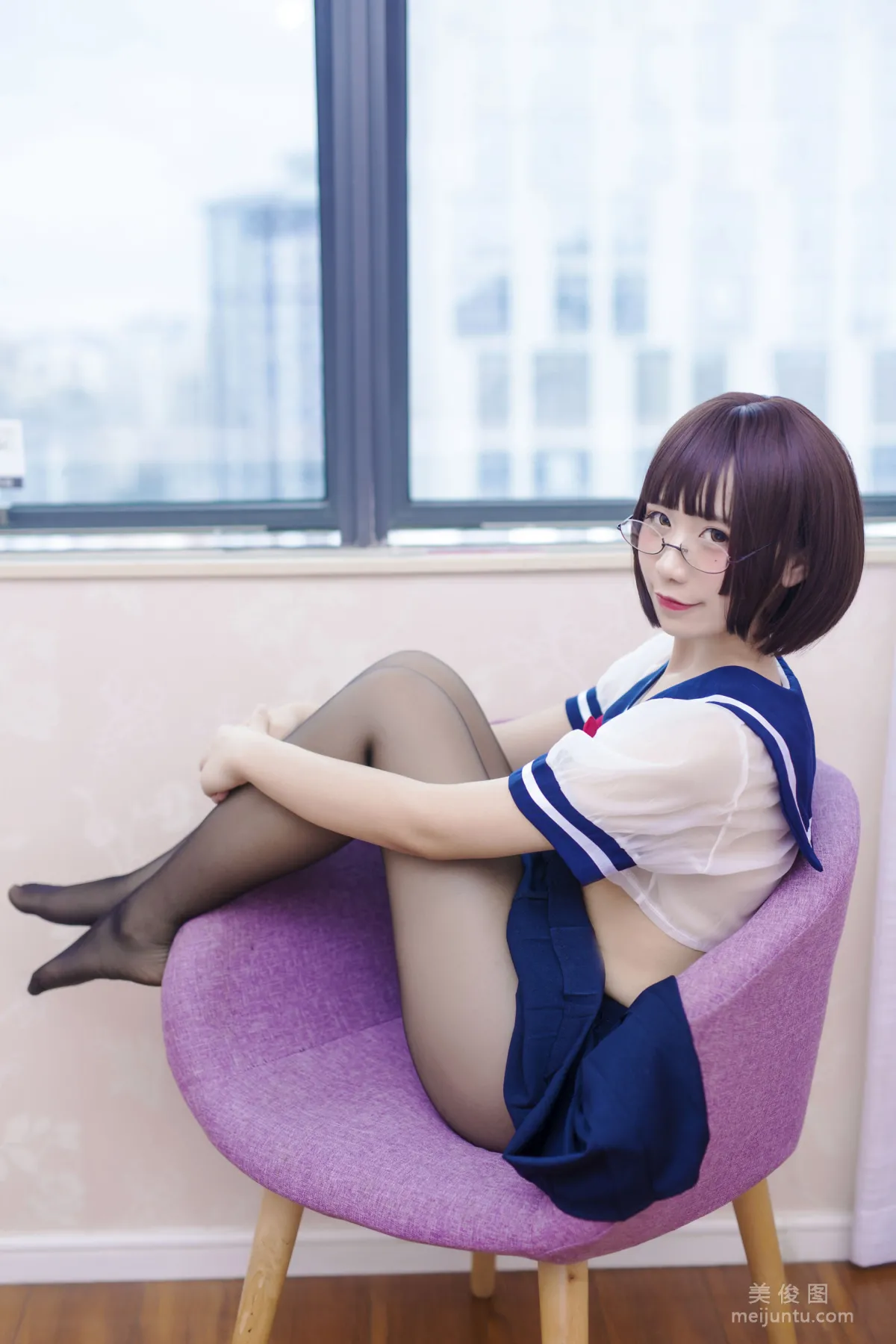 Coser九曲Jean 《JK透明制服》 写真集4