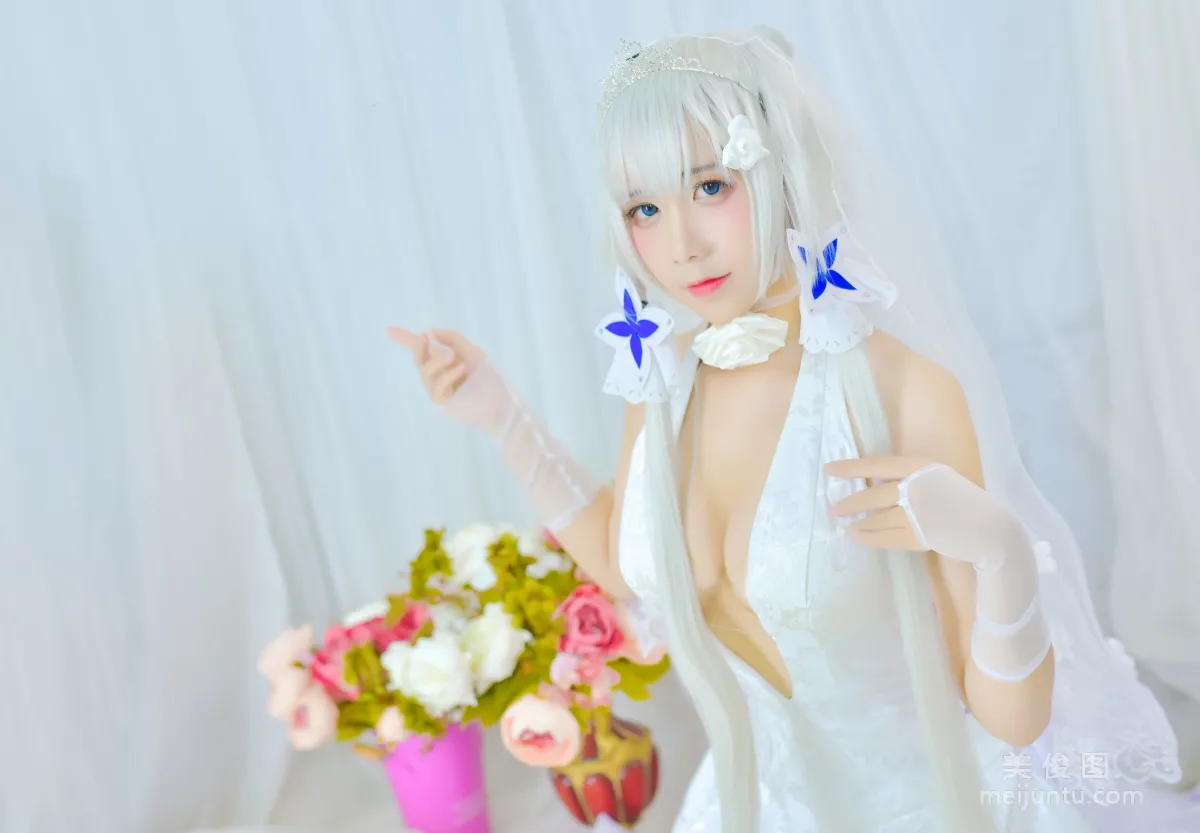 [網紅Coser] 九曲Jean 《婚紗》 寫真集 2