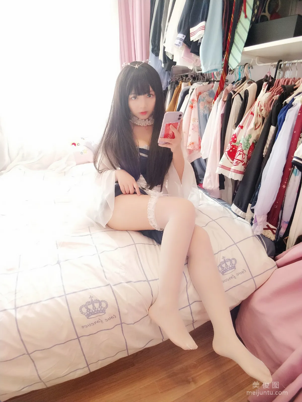 二次元美女古川kagura 《白絲》 寫真集 6
