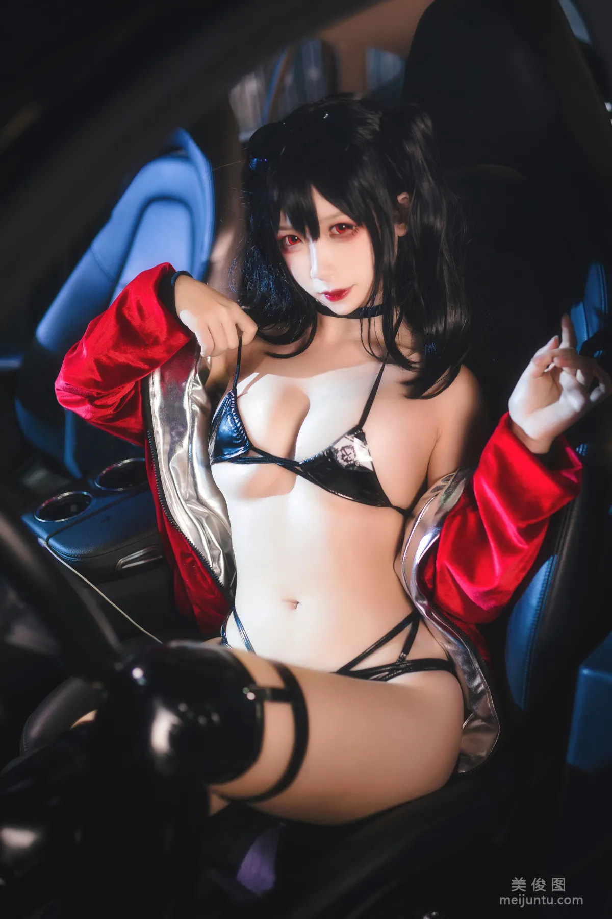 [美女Coser] 樱落酱w 《大凤赛车》 写真集12