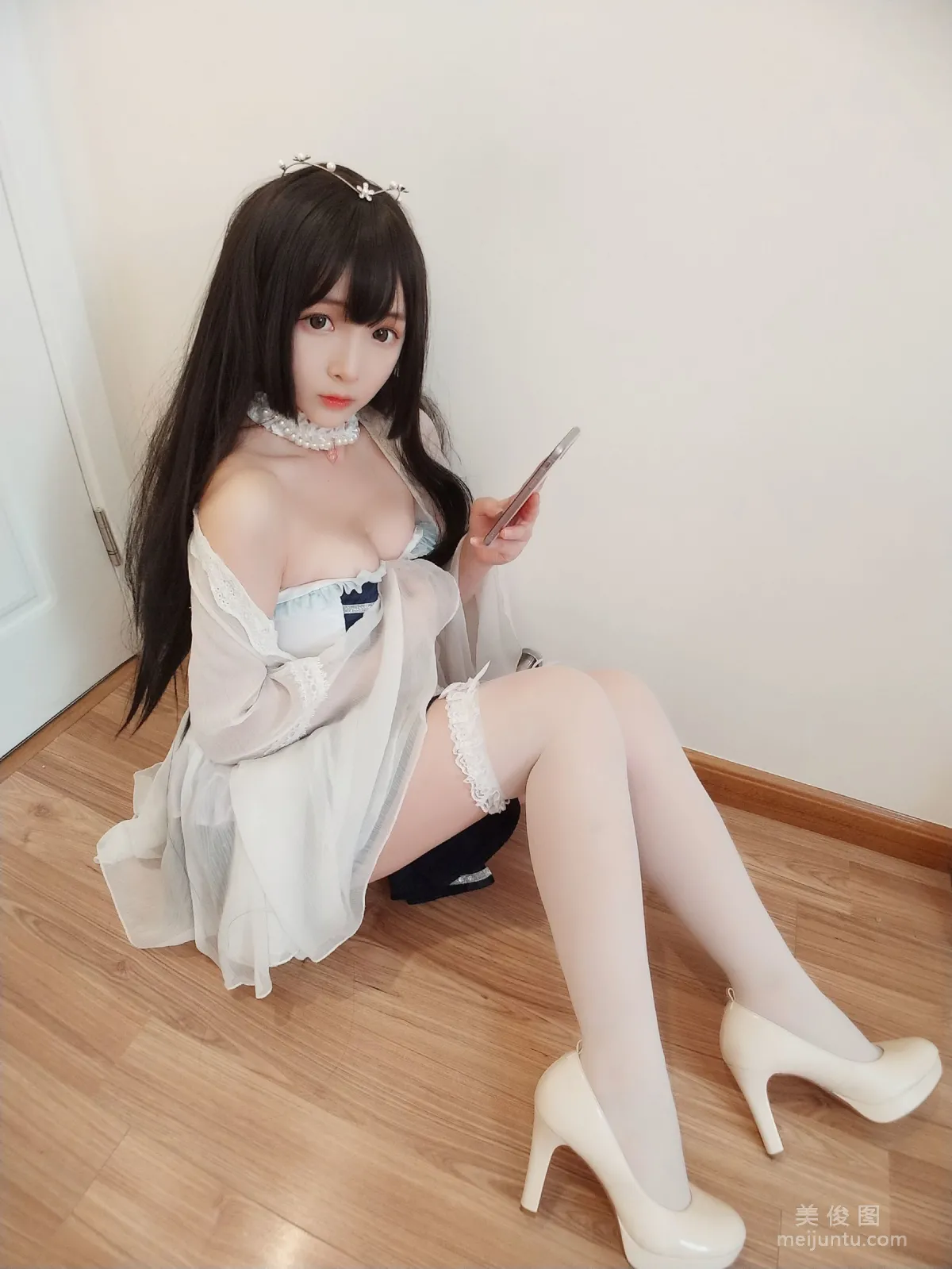 二次元美女古川kagura 《白絲》 寫真集 1