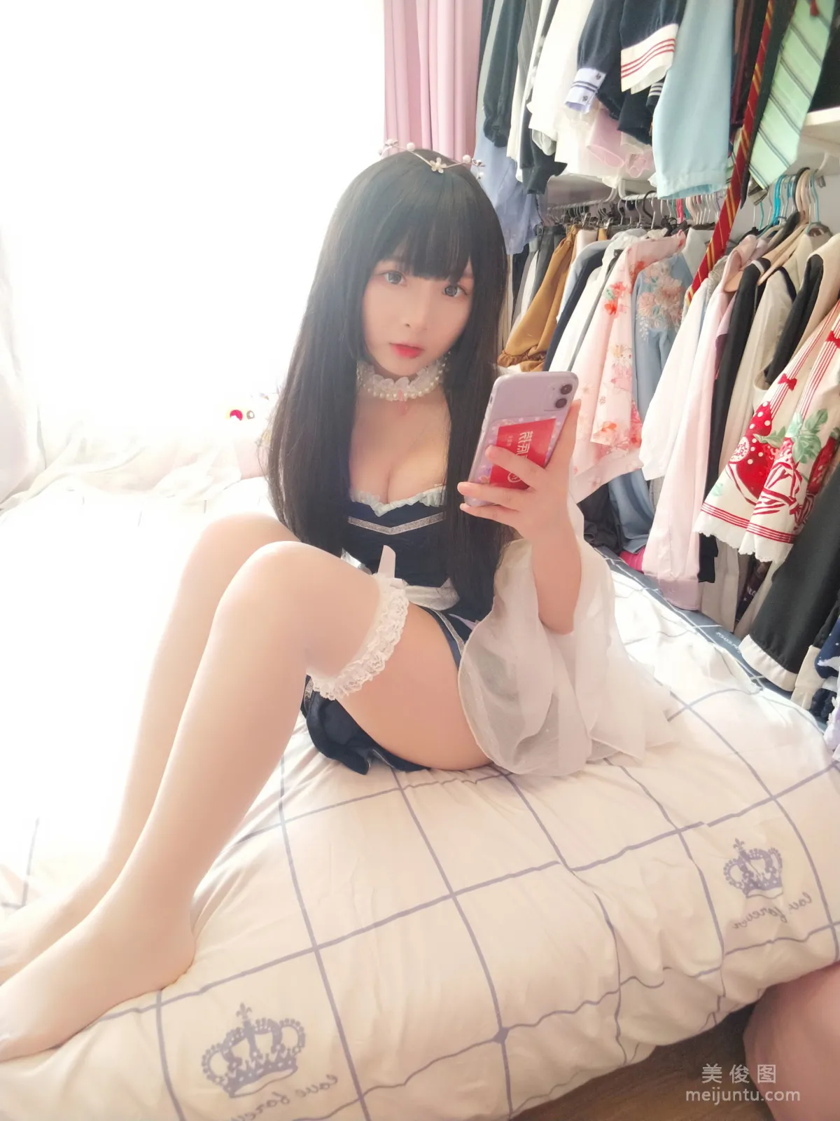 二次元美女古川kagura 《白絲》 寫真集 41