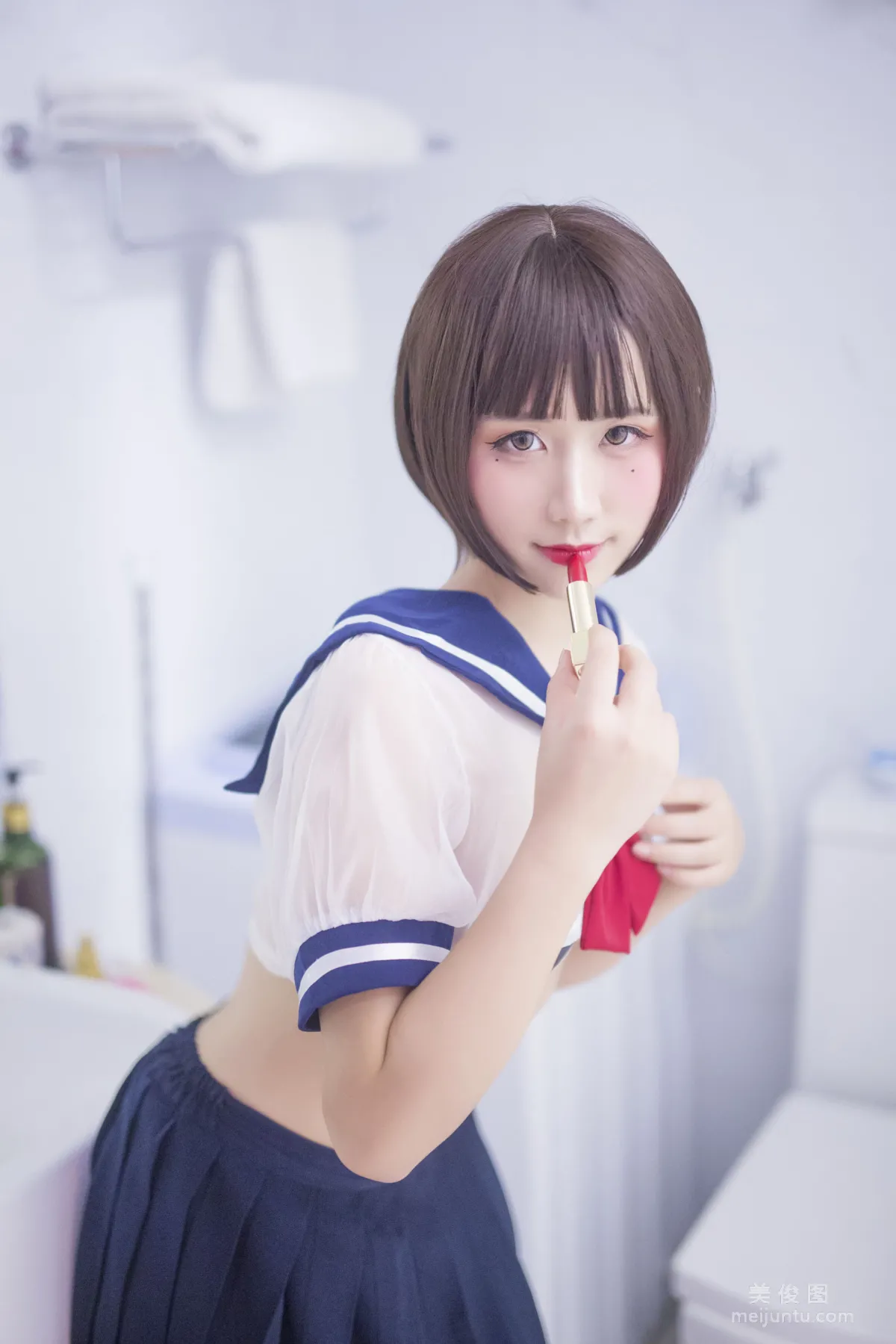 Coser九曲Jean 《JK透明制服》 写真集15