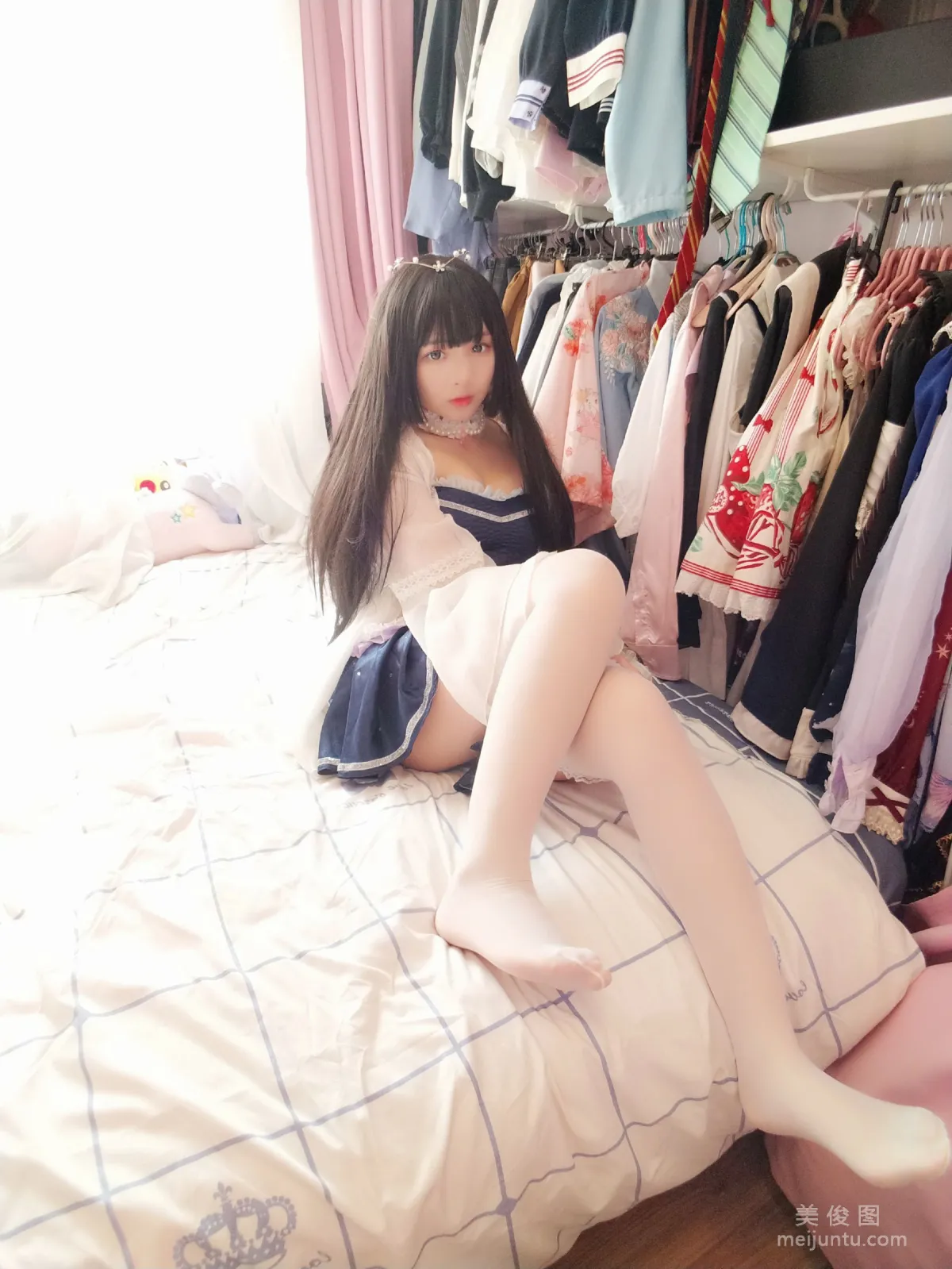 二次元美女古川kagura 《白絲》 寫真集 39