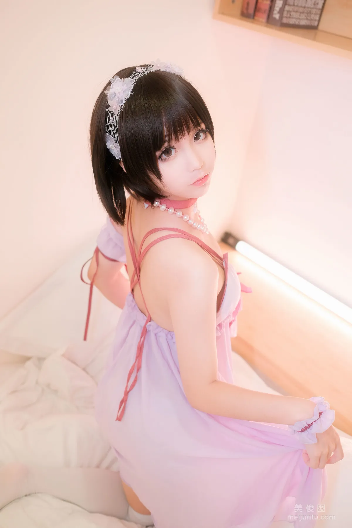 [美女Coser] 蠢沫沫 《加藤惠睡衣》 寫真集 6