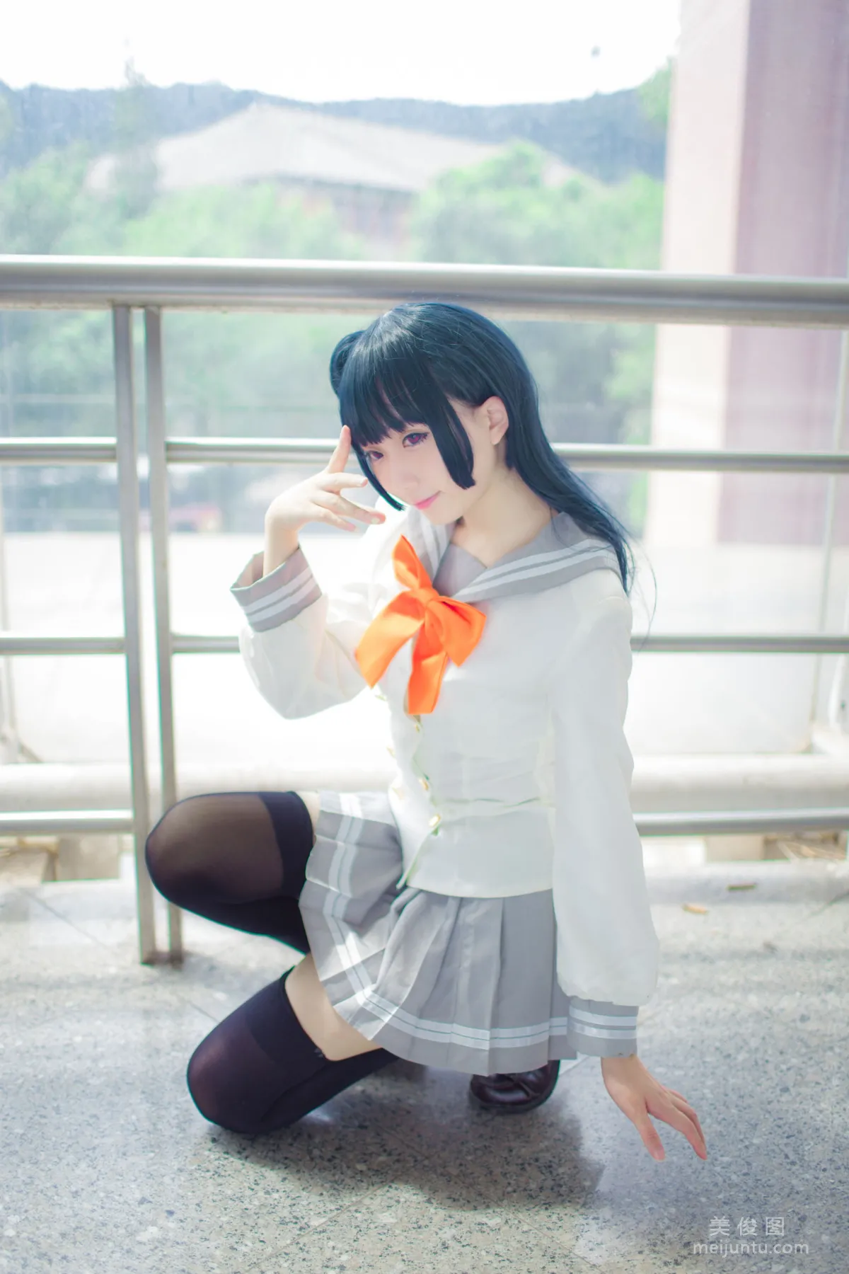 美女Coser浅野菌子 《LoveLive!Sunshine!! 津岛善子》 写真集13