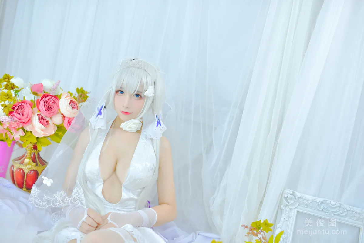 [網紅Coser] 九曲Jean 《婚紗》 寫真集 14