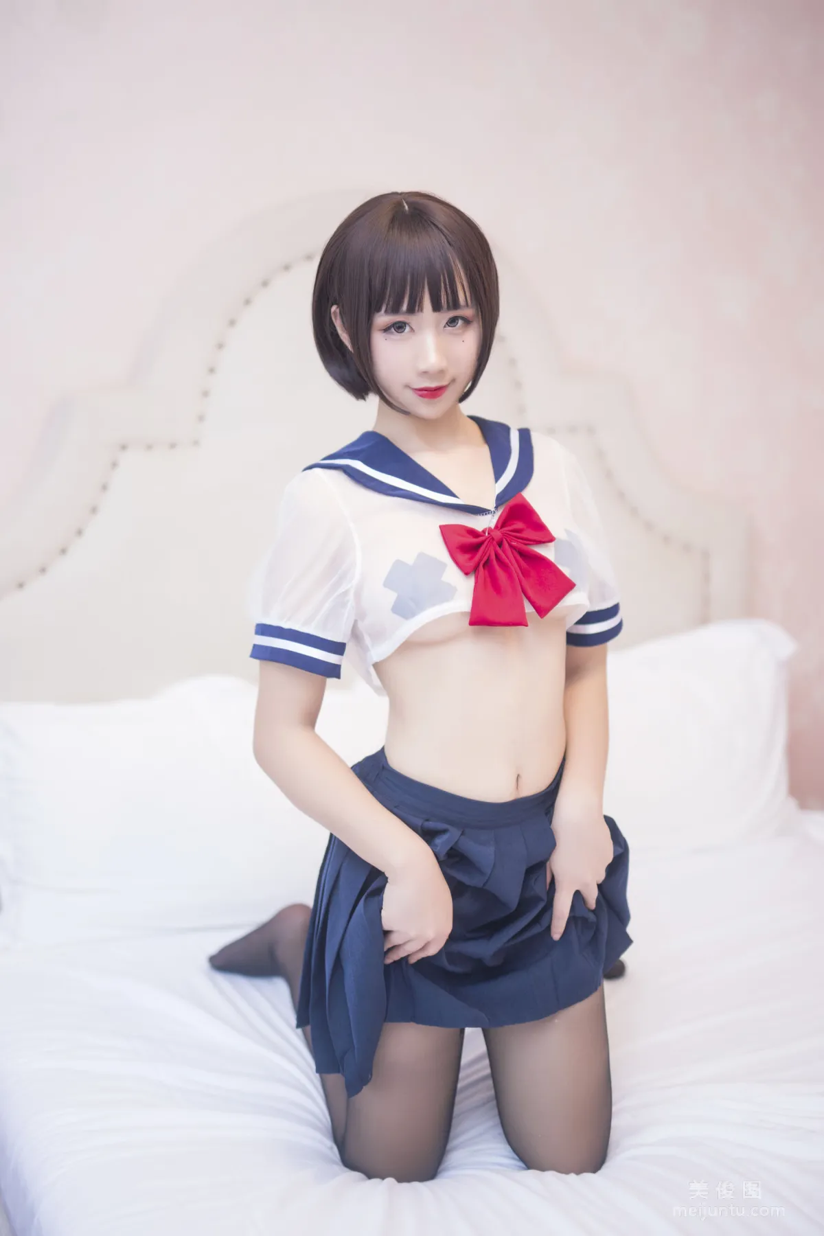 Coser九曲Jean 《JK透明制服》 写真集18