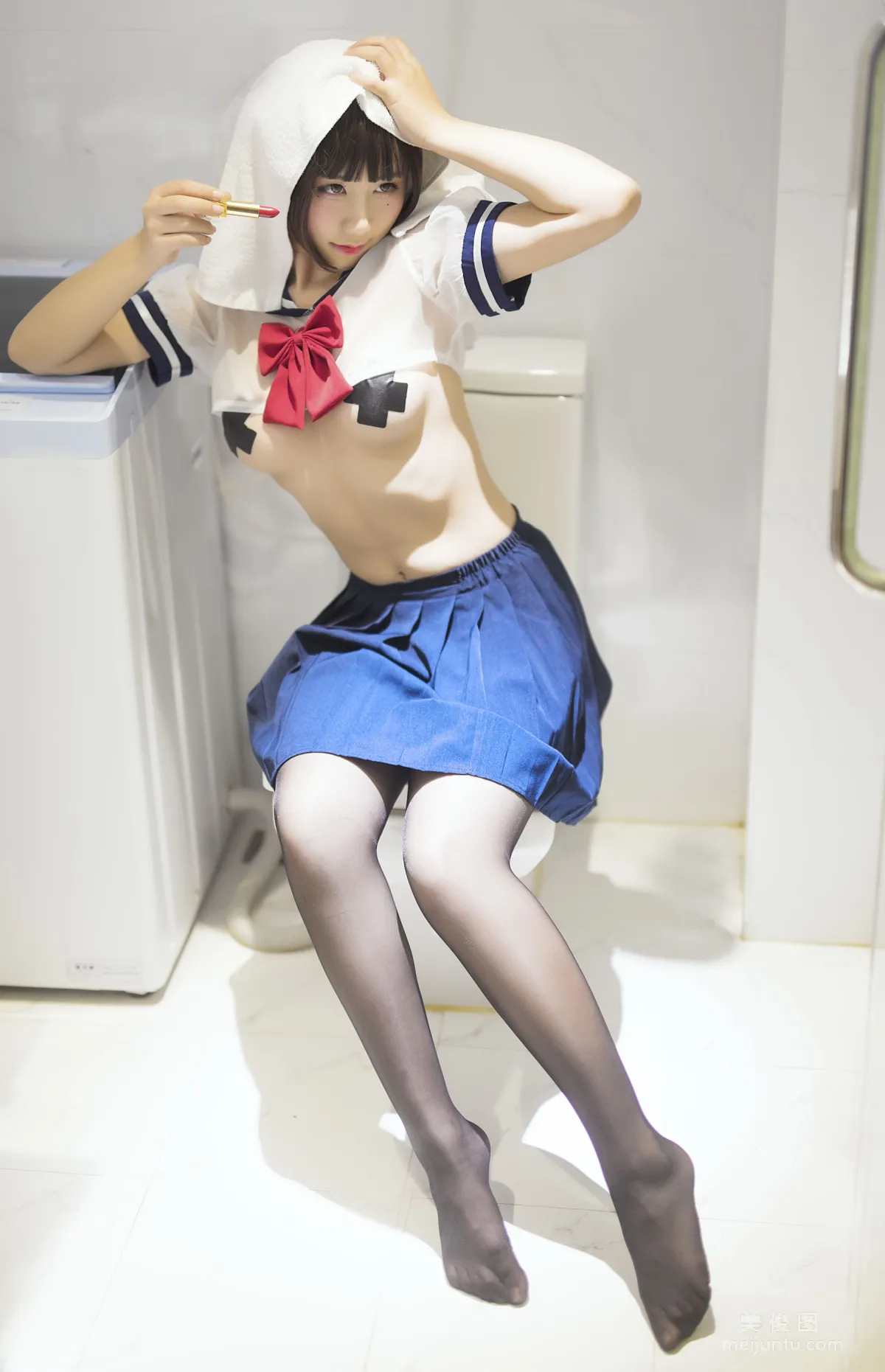 Coser九曲Jean 《JK透明制服》 写真集13