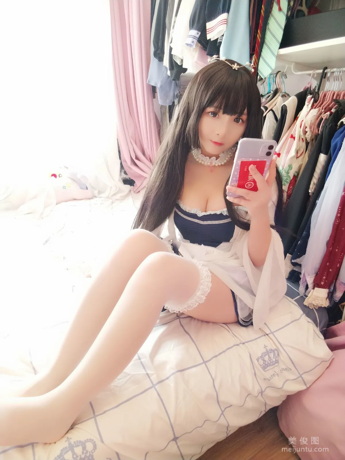 二次元美女古川kagura 《白絲》 寫真集 37