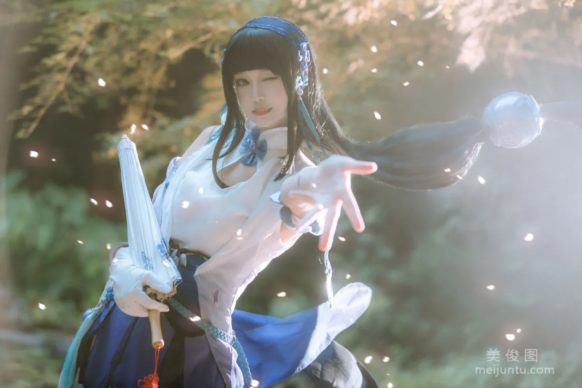 美女Coser戚顧兒MIKI 《王者榮耀 西施》 寫真集 2