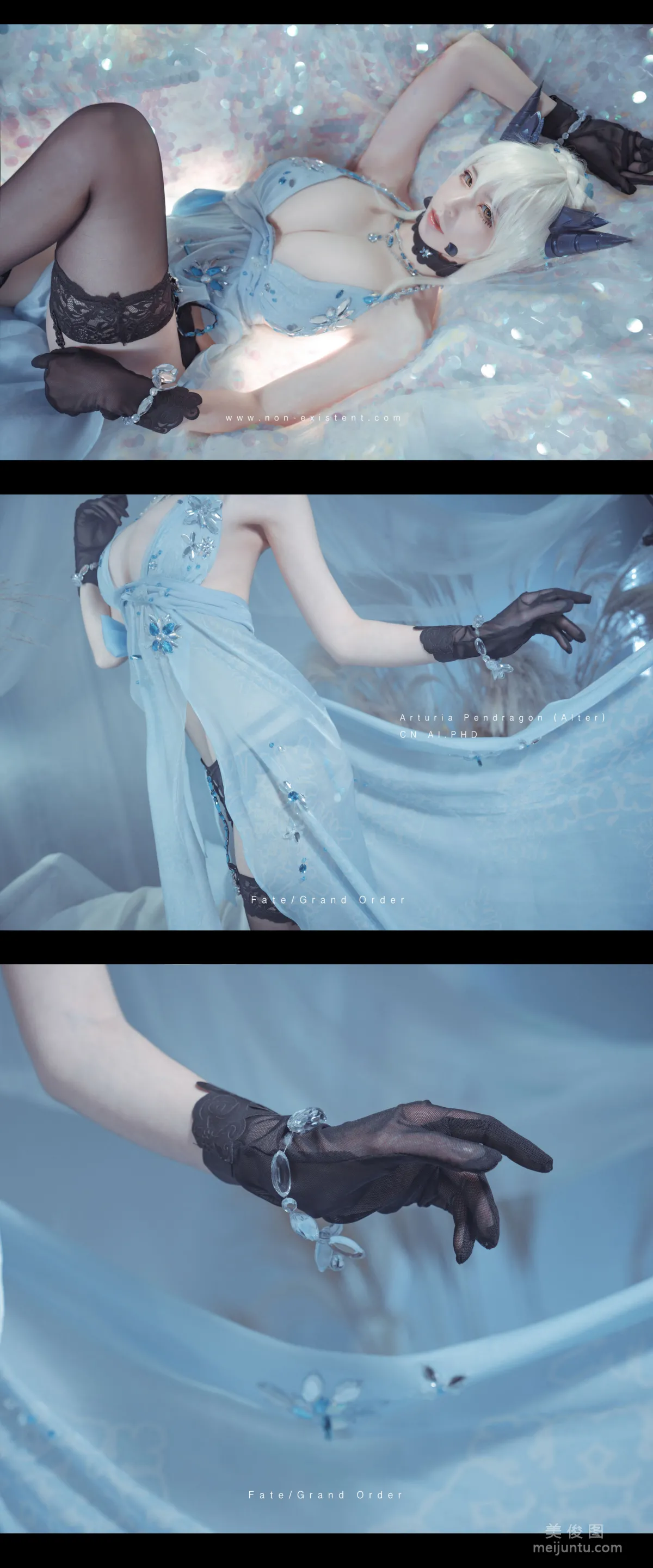 [美女Coser] 爱老师_PhD 《黑枪呆 皇室糖霜》 写真集26
