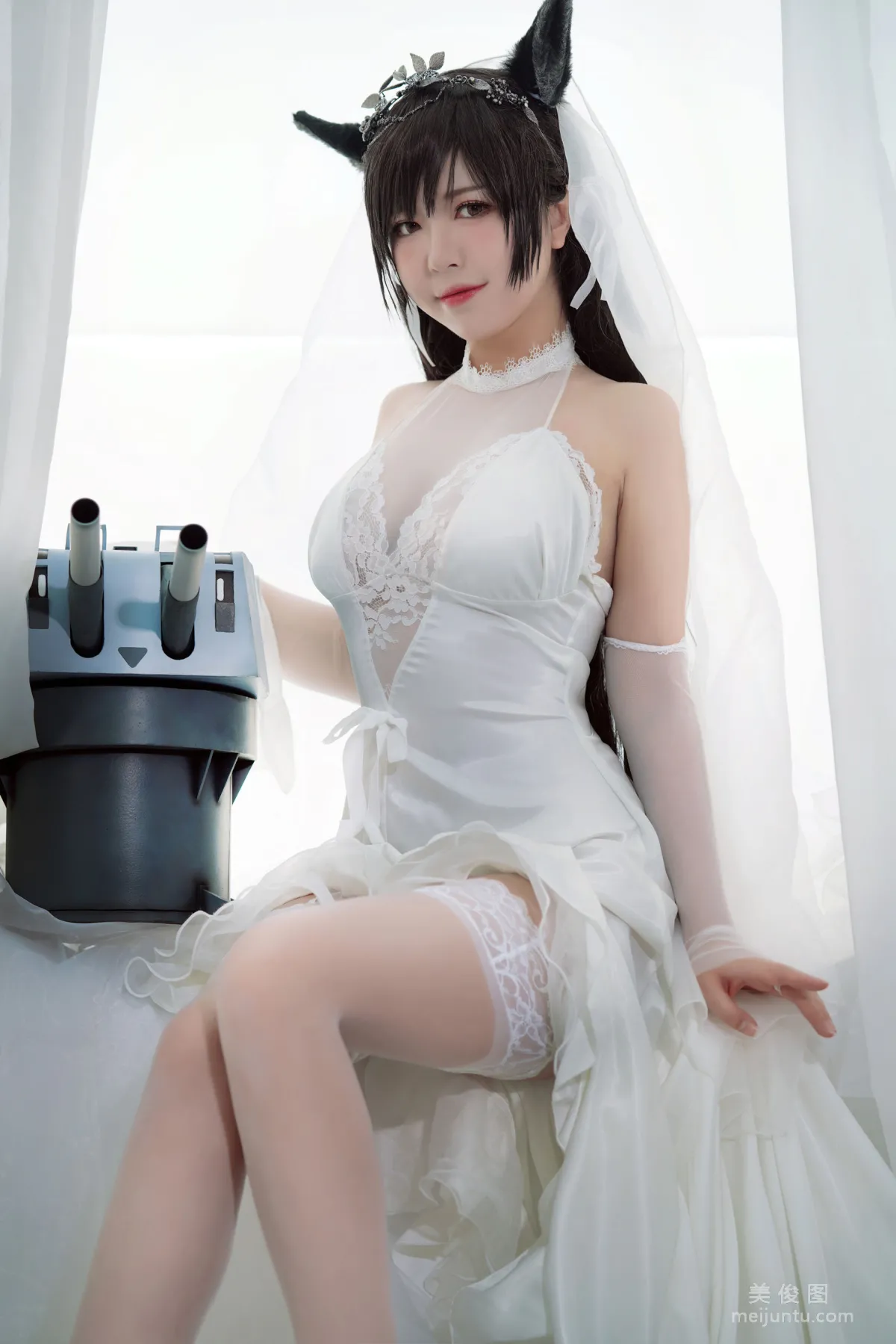 [美女Coser] 半半子 《愛宕花嫁》 寫真集 14
