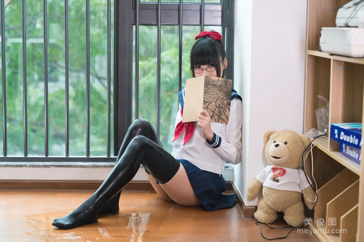 [网红美女Coser] 銘銘Kizami 《湿湿的JK》 写真集10