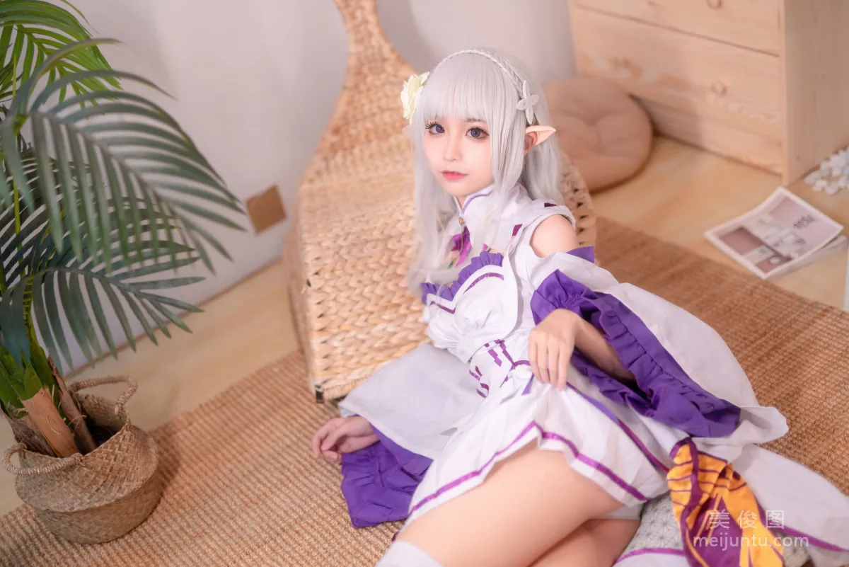 [美女Coser] 蠢沫沫 《艾米利亚》 写真集14